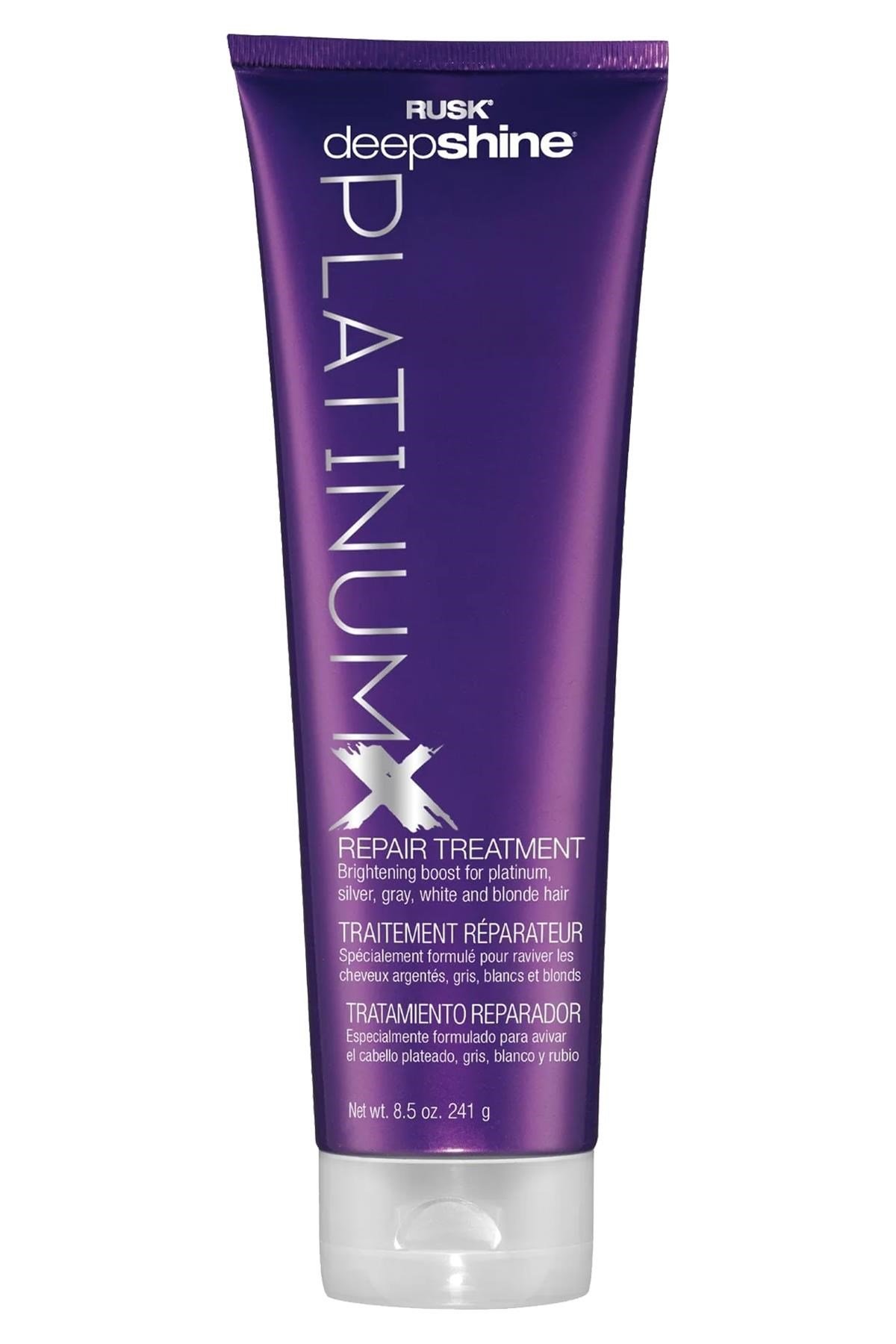 Rusk Deepshine PlatinumX Renk Canlandırıcı Onarıcı Saç Kremi 241GR