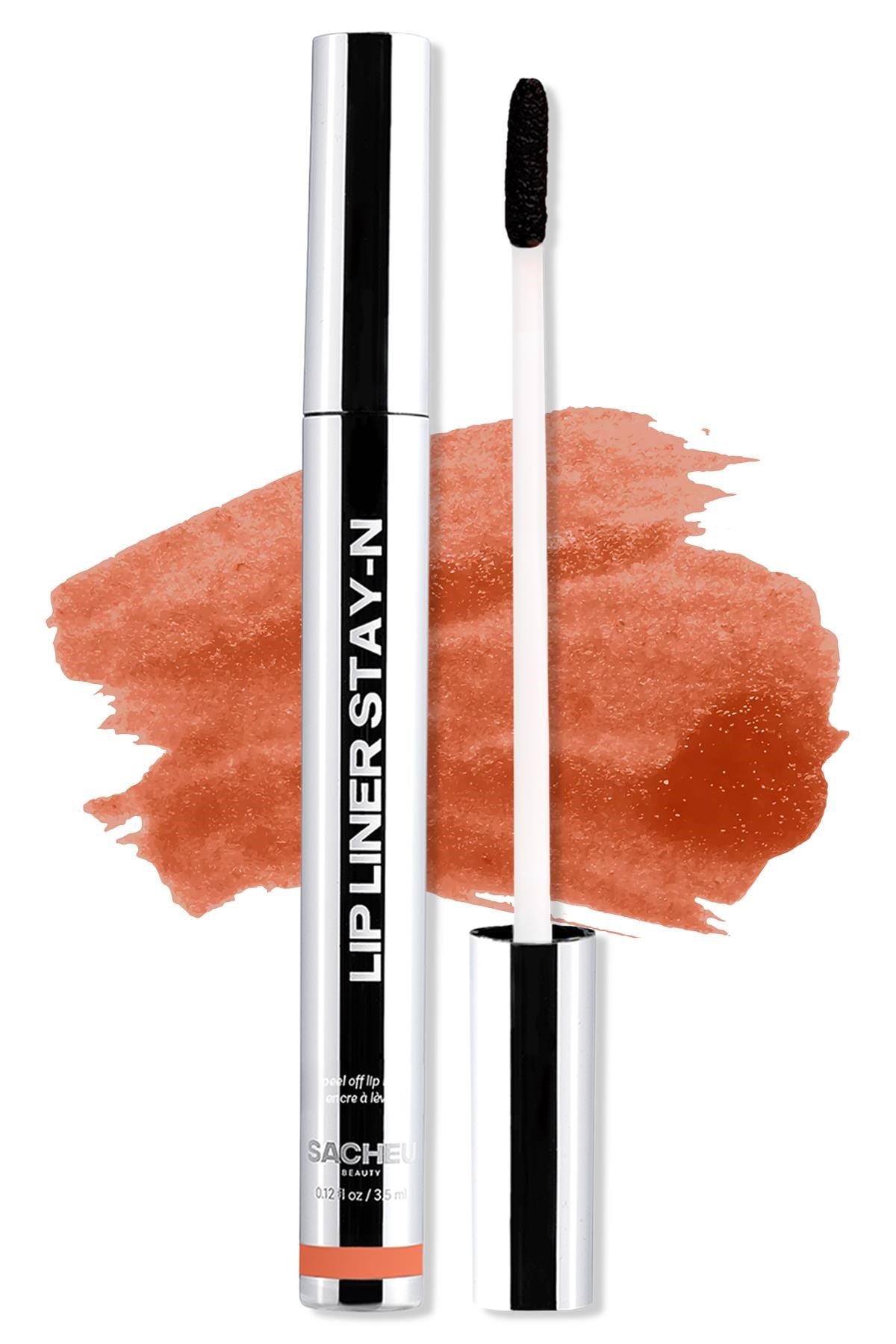 Sacheu Lip Liner Stay-n Soyulabilir Uzun Süre Kalıcı Dudak Çizgisi Belirginleştirici 08 Sinamon 3.5ML