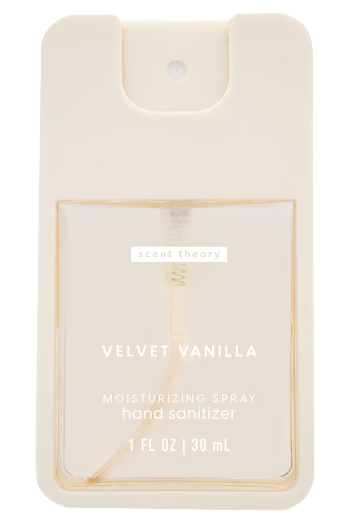 Scent Theory Velvet Vanilla Nemlendirici ve Kokulu El Temizleme Spreyi 30ML