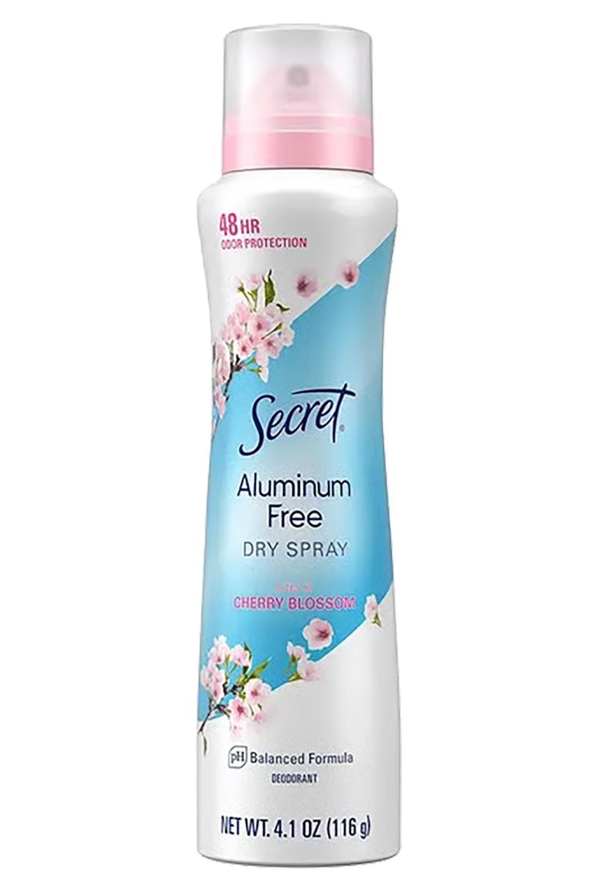Secret Cherry Blossom Alüminyumsuz Kuru Sprey Deodorant 116GR