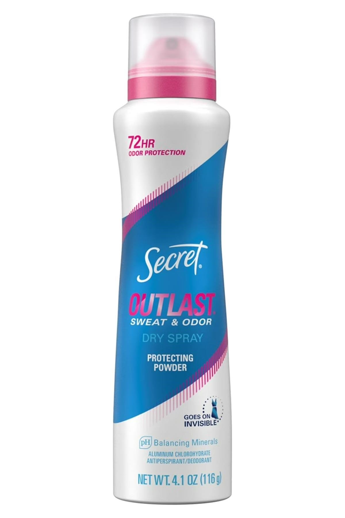 Secret Outlast Protecting Powder Antiperspirant Kuru Sprey Deodorant 116GR