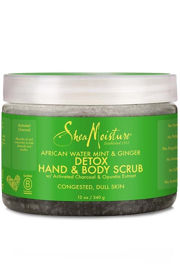 Shea Moisture Afrika Su Nanesi ve Zencefil Özlü El ve Vücut Şeker Peelingi 340GR