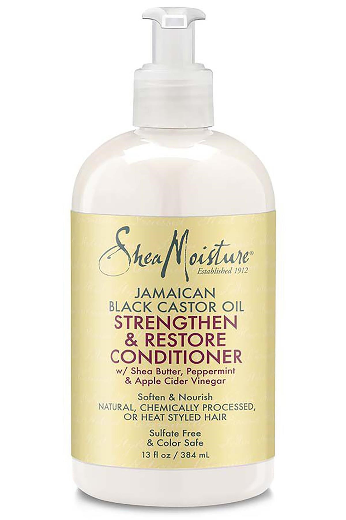 Shea Moisture Jamaican Black Castor Oil Güçlendirici ve Onarıcı Saç Kremi 384ML