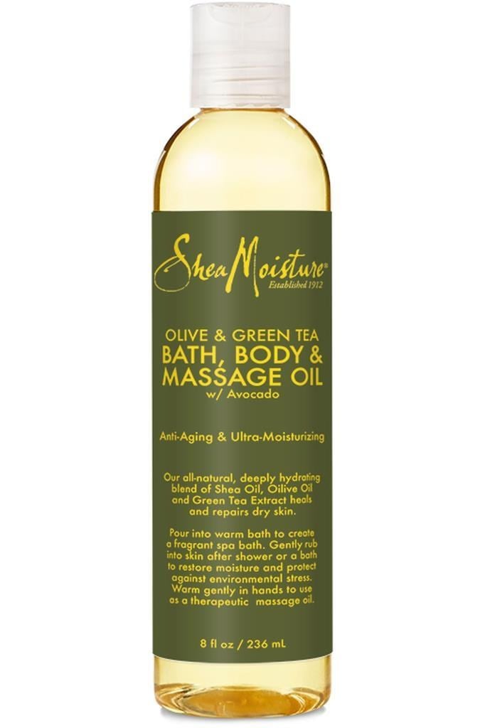 Shea Moisture Zeytin ve Yeşil Çaylı Banyo, Vücut ve Masaj Yağı 236ML