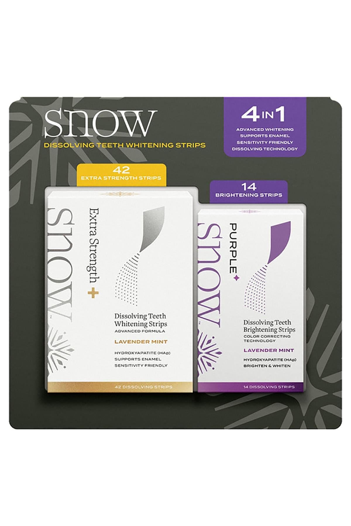 Snow Dissolving Teeth Whitening Strips Set