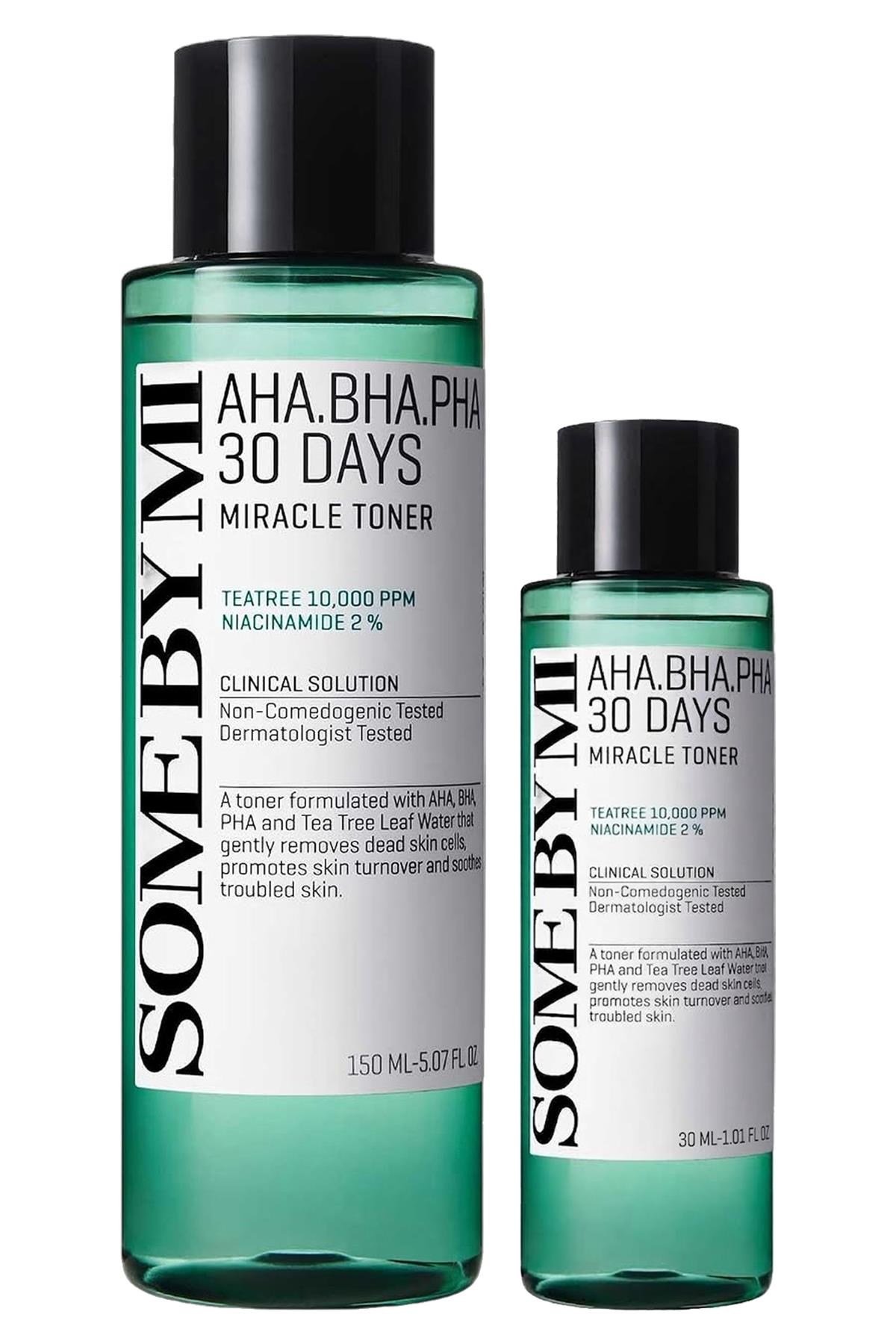 Some By Mi AHA BHA PHA 30 Days Miracle Toner Yatıştırıcı Yüz Toniği 150ML + 30ML