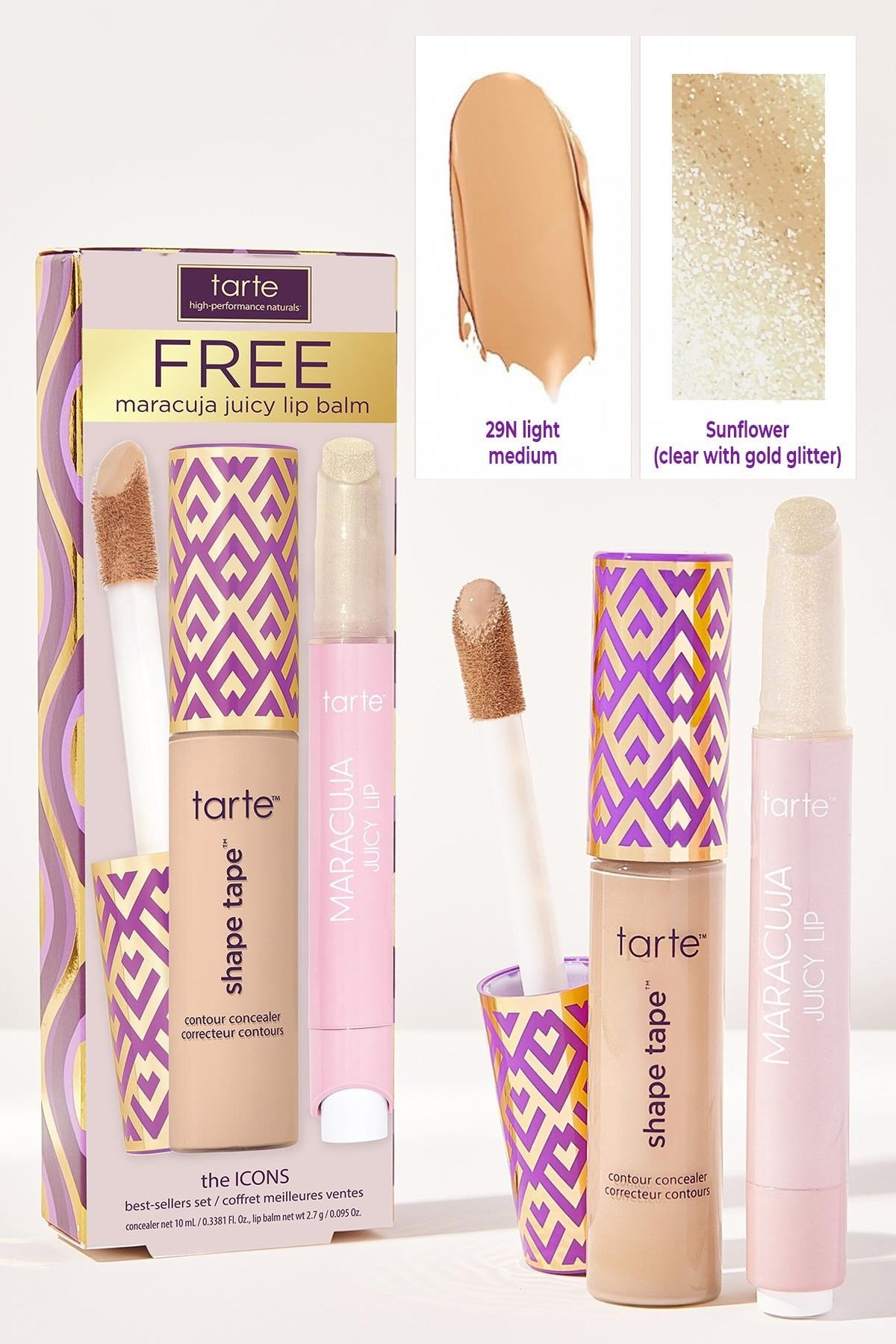 Tarte The Icons Kapatıcı ve Lip Set 2 Parça