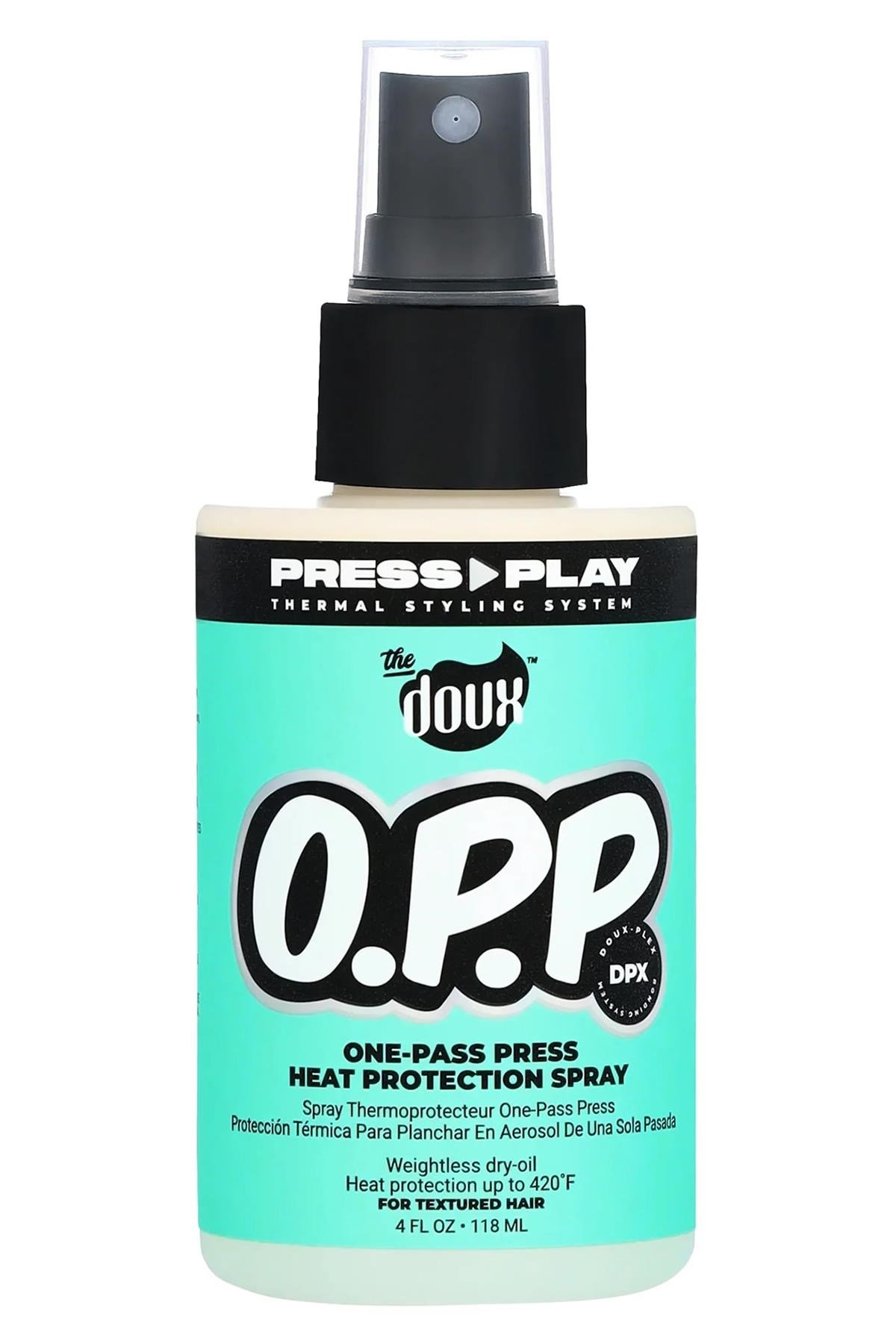 The Doux O.P.P. One-Pass Press Düzleştirici ve Isı Koruyucu Saç Spreyi 118ML