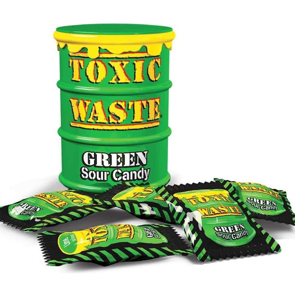 Toxic Waste Green Sour Ekşi Şeker 42GR (Yeşil)