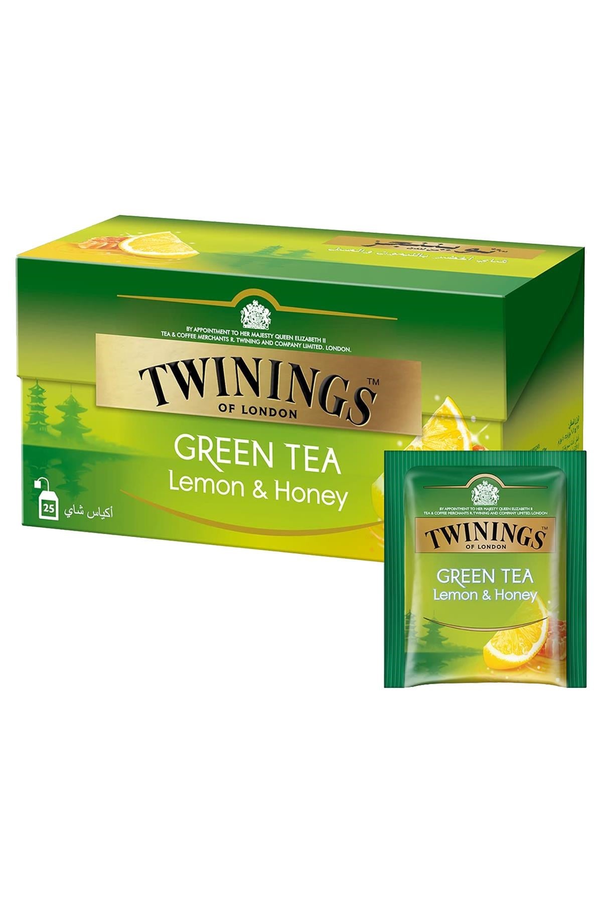 Twinings Limonlu ve Ballı Yeşil Çay 25'li Bardak Poşet