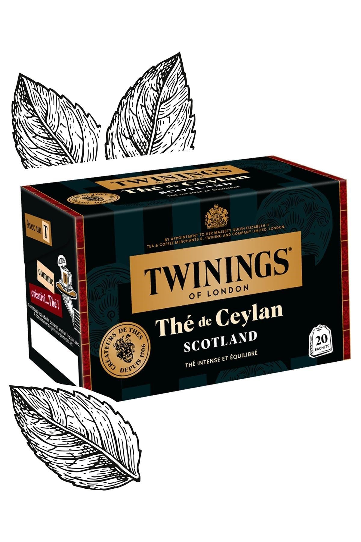 Twinings Seylan Siyah Çay 20 Bardak Poşet