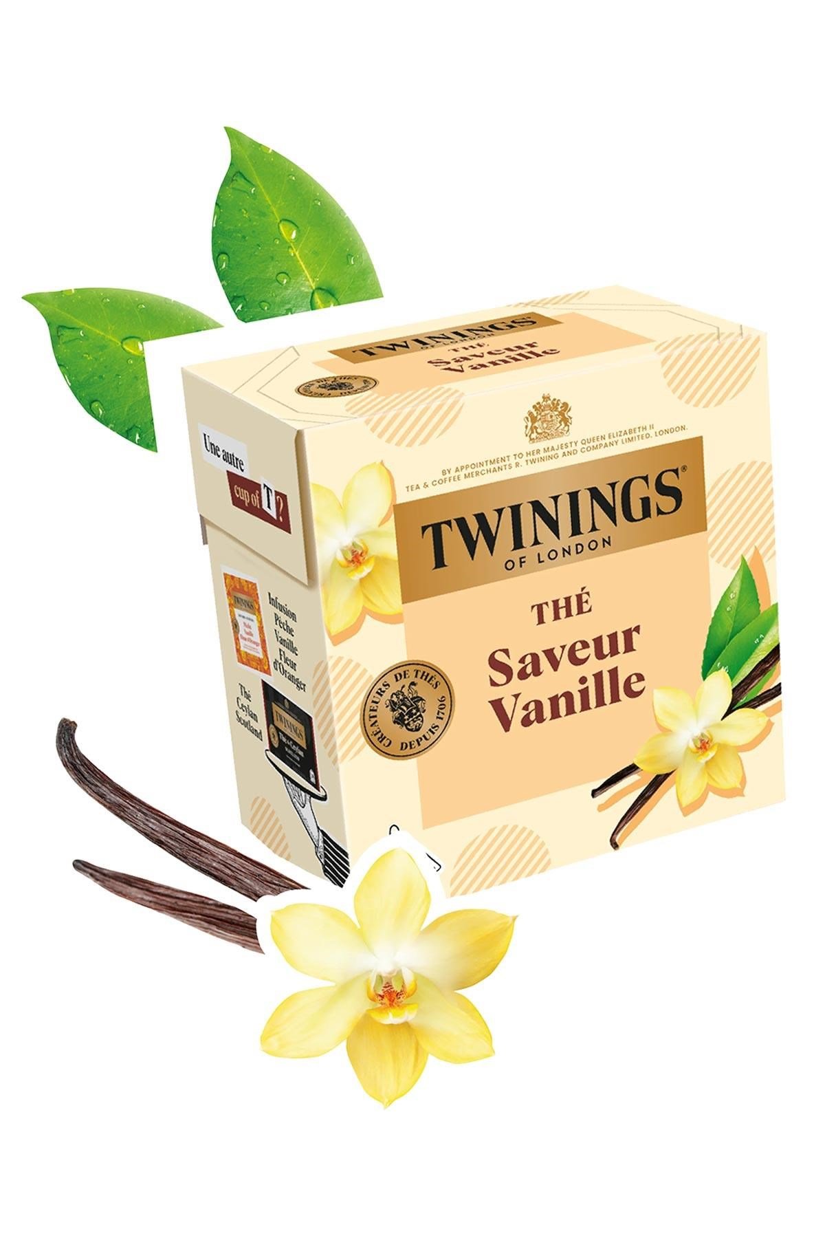 Twinings Vanilya Aromalı Siyah Çay 20 Bardak Poşet