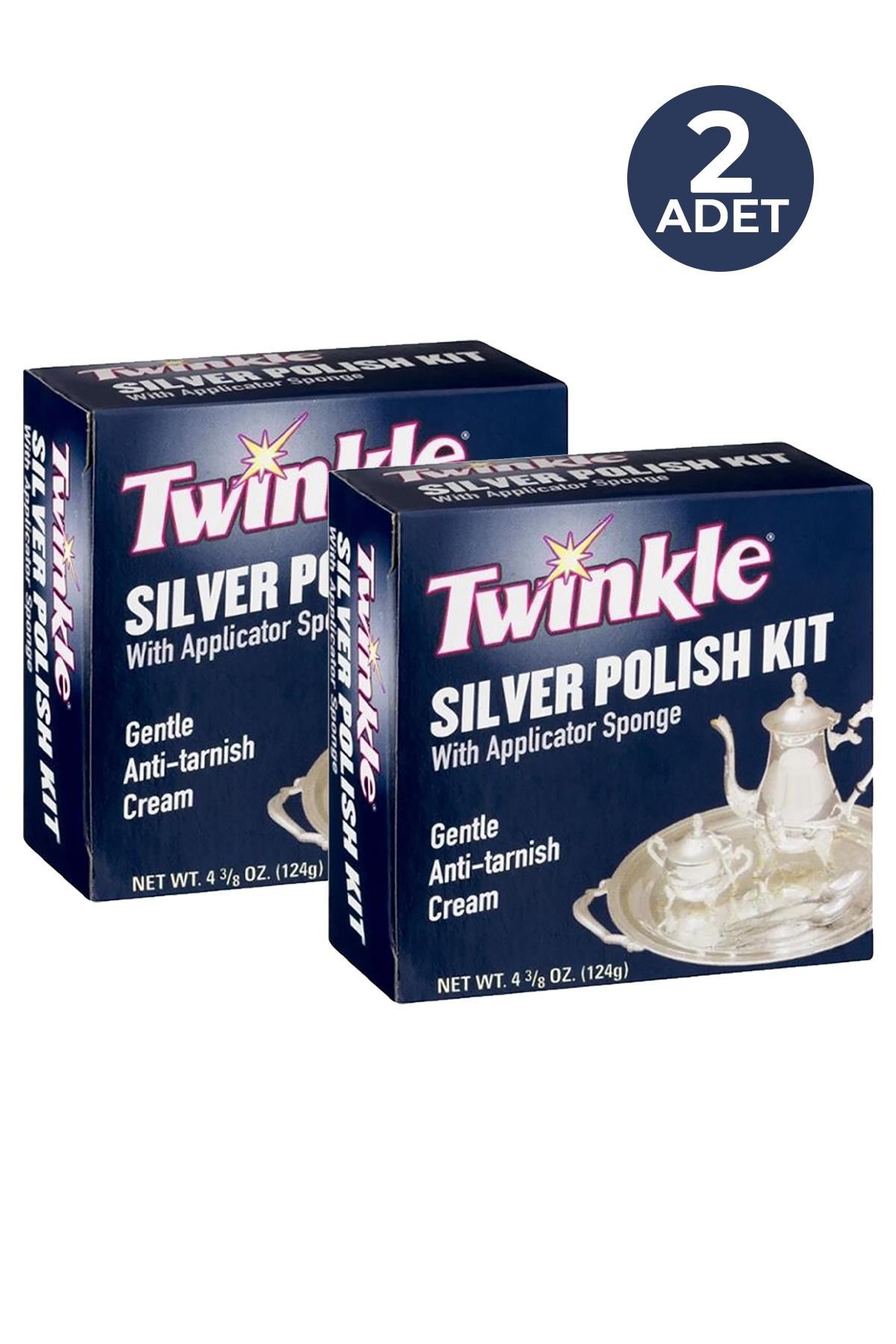 Twinkle Silver Polish Kit Gümüş Parlatıcı Krem 124GR 2 Adet