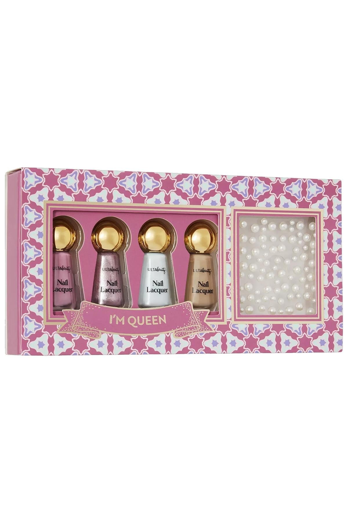 Ulta Beauty Renkli Tırnak Cilası ve İnci Tırnak Taşları Seti