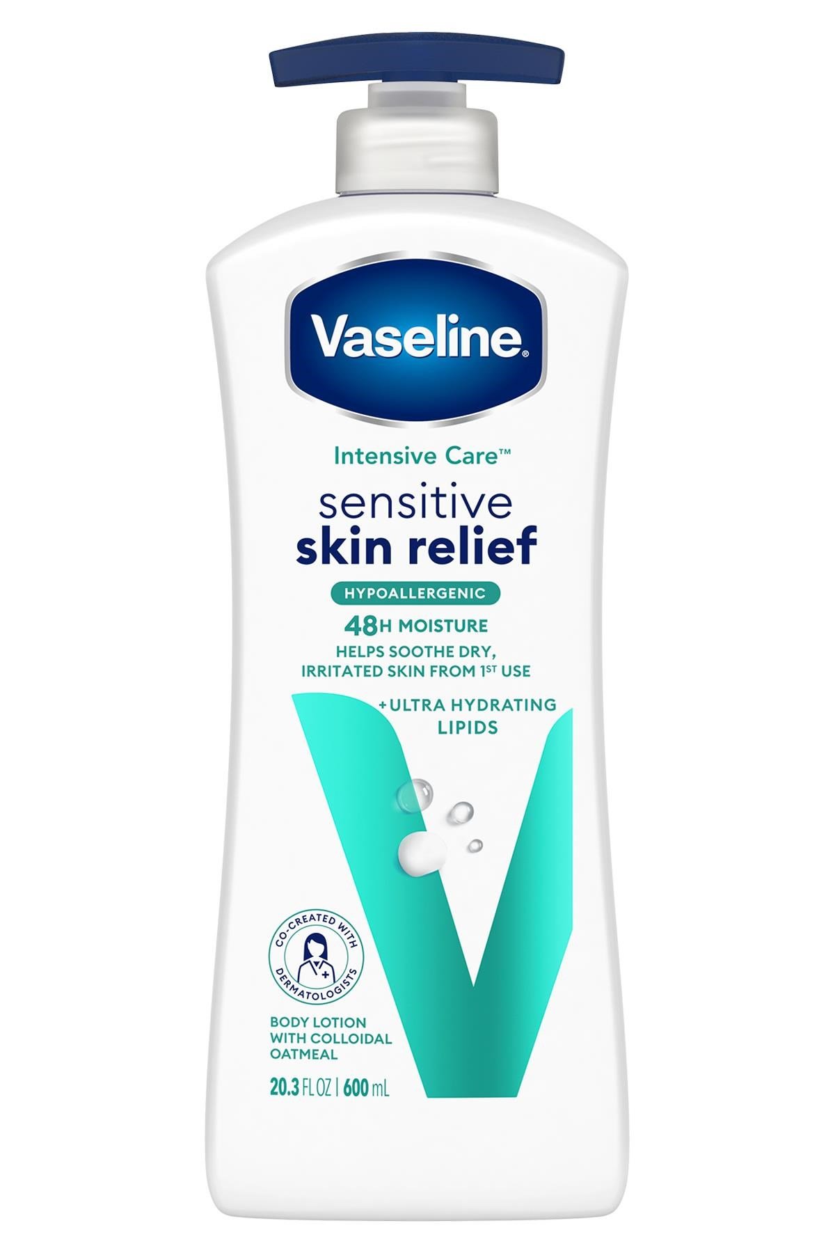 Vaseline Intensive Care Hassas Ciltler Vücut Losyonu 600ML