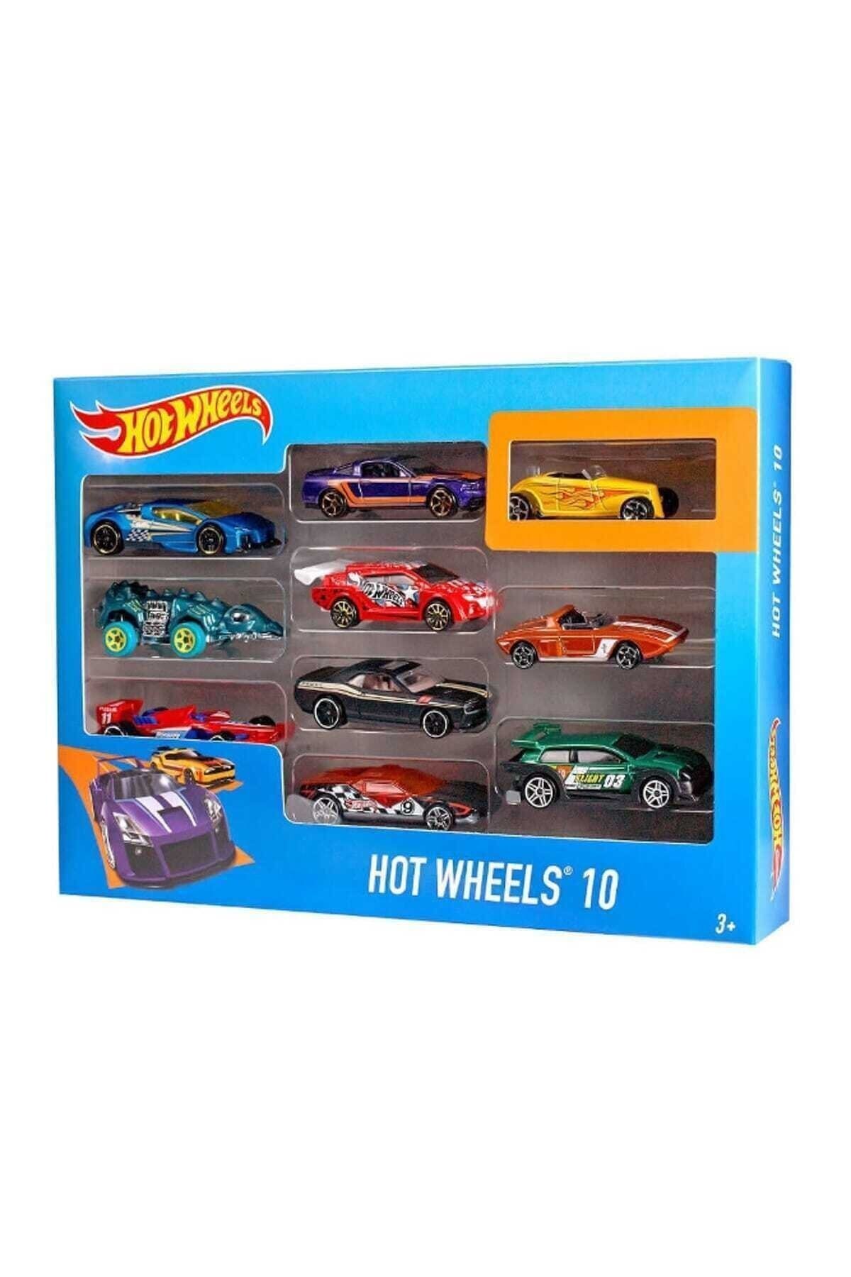  KARGO BEDAVA  HOT WHEELS 10'lu Araba Seti