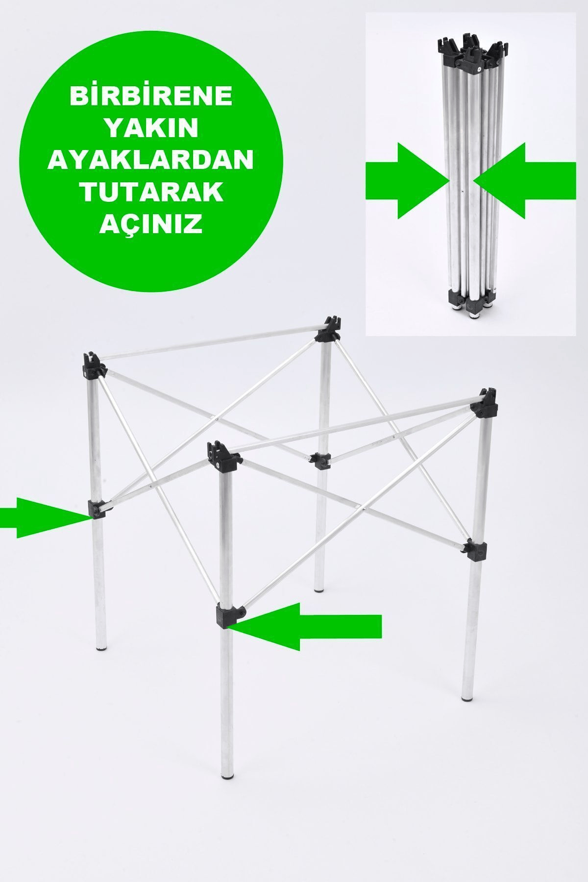 50x70 Cm Kamp Masası Katlanabilir Masa, Piknik Bahçe Balkon Plaj Masası, Taşıma Çantalı Masa-siyah