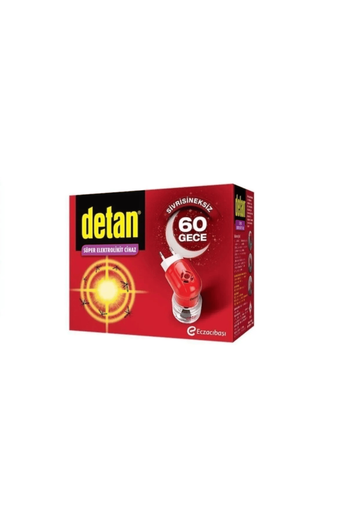 60 Gece Süper Elektrolikit Sivrisinek Kovucu Cihaz + Yedek Delist