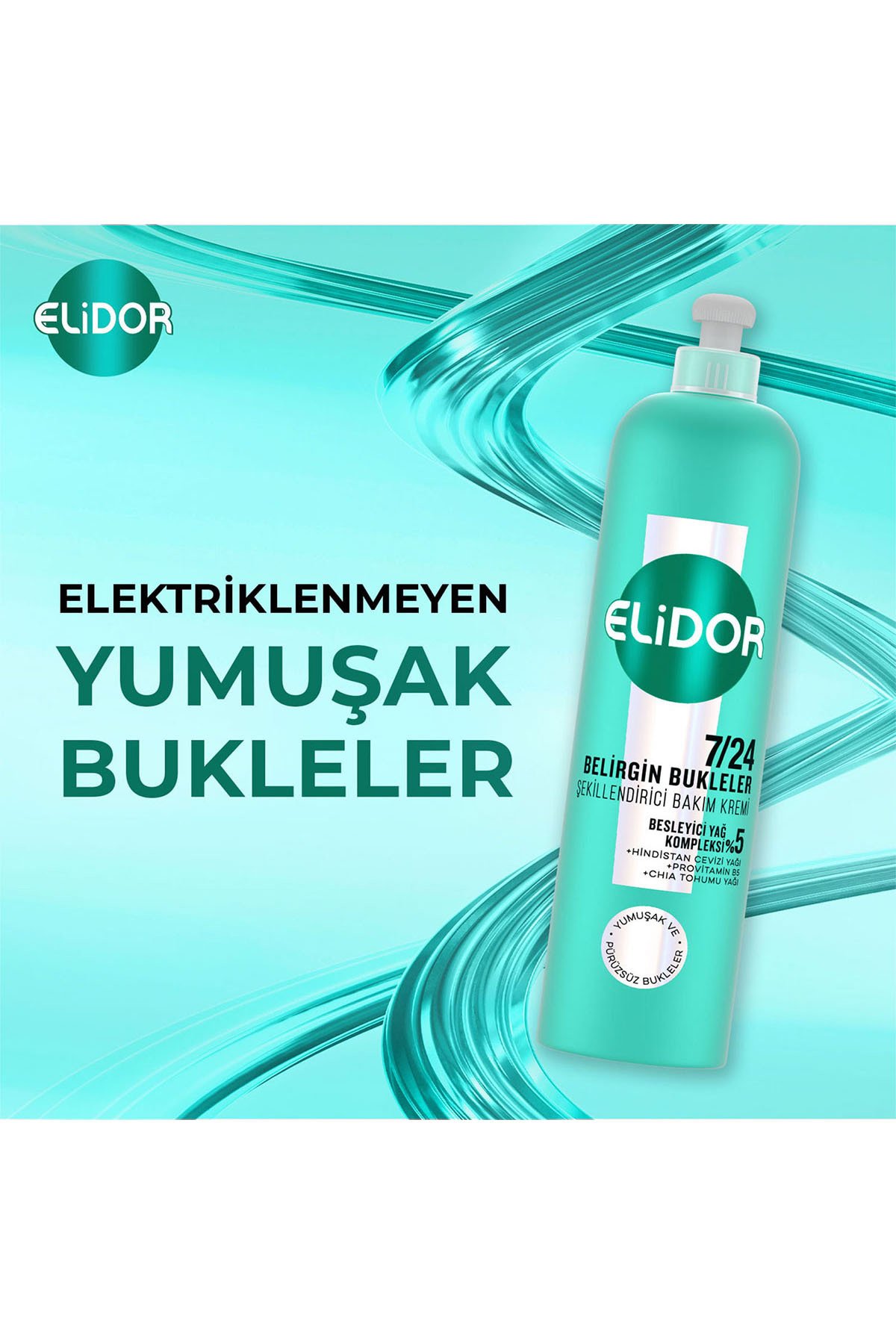 7/24 Şekillendirici Saç Bakım Kremi Belirgin Bukleler Dalgalı Ve Kıvırcık Saçlar 240 ml X2