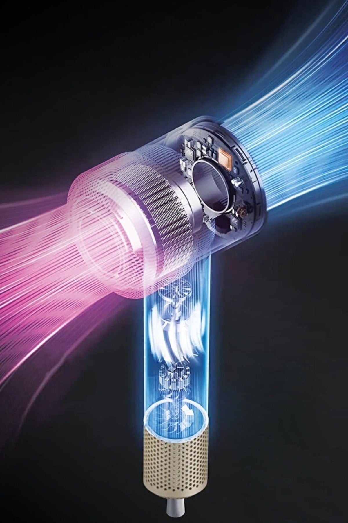 Aprilla  Ahd-2160 Düzleştirici Ve Şekillendirici Başlıklı Hızlı Saç Kurutma Makinesi Bldc Motor