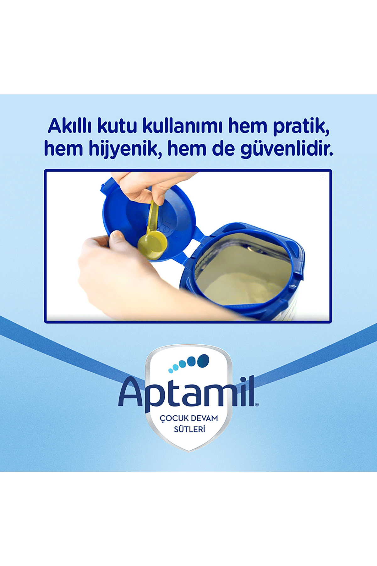 Aptamil 1 Bebek Sütü 800 G 0-6 Ay Akıllı Kutu