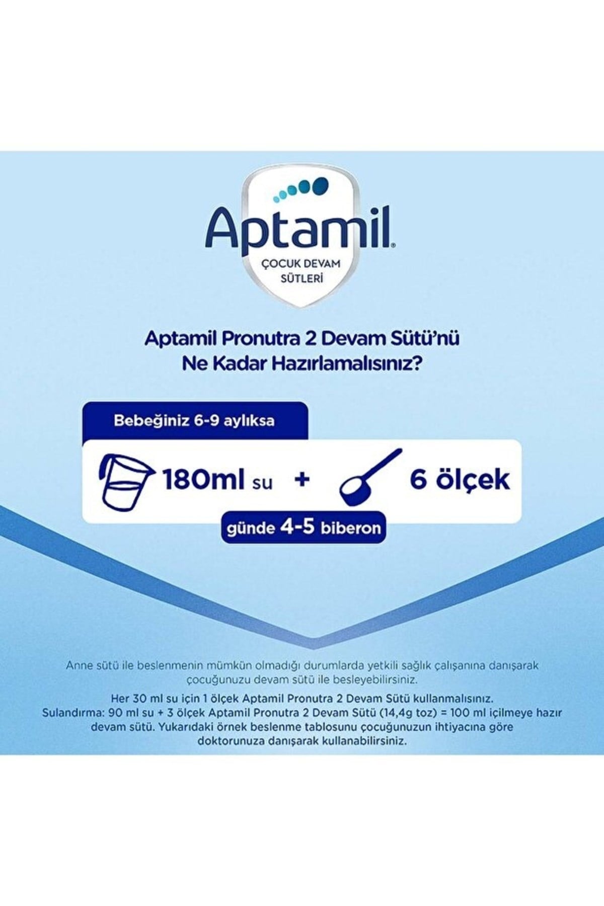 Aptamil 800 Gr 2 Numara Bebek Sütü 2 Li Paket