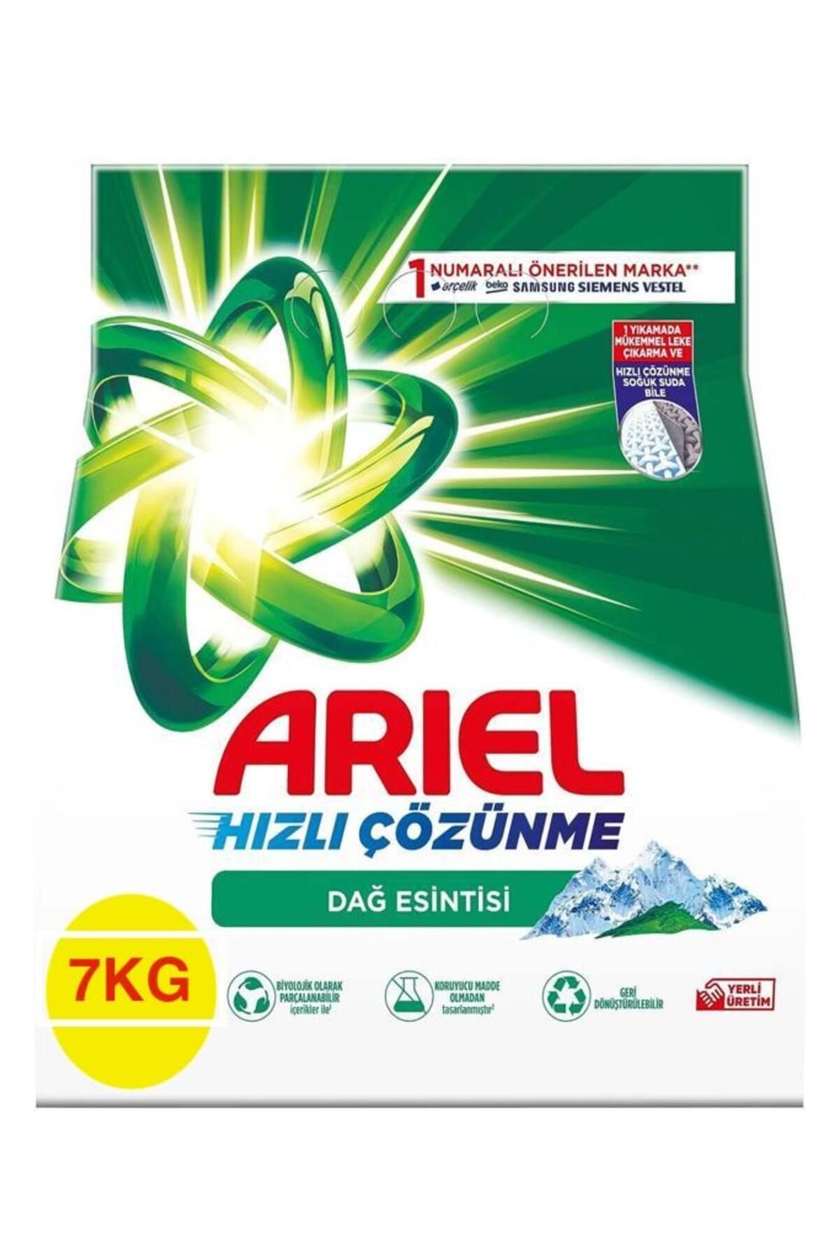 Ariel Matik Dağ Esintisi Beyazlar İçin 7kg 