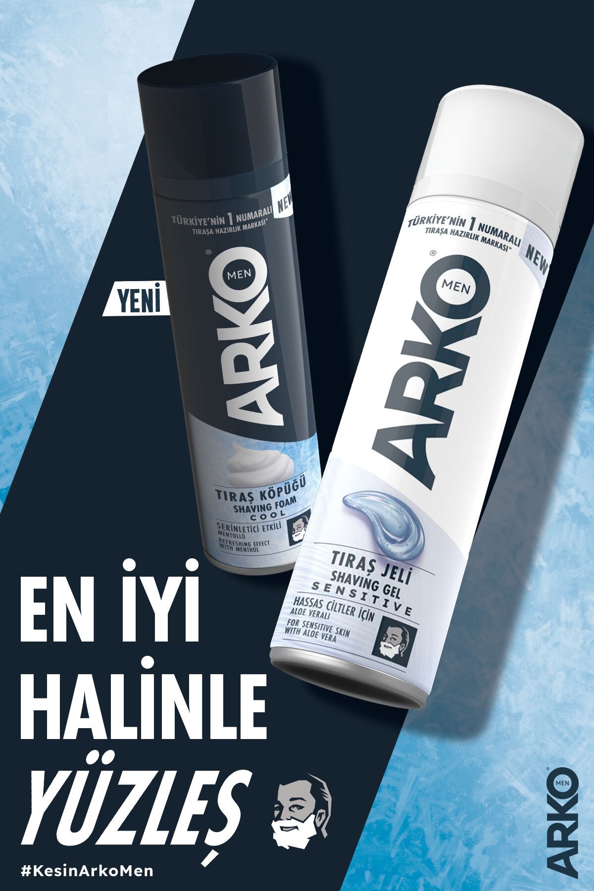 Arko Men Serinletici Cool Erkek Bakım Tıraş Jeli 4x200ml