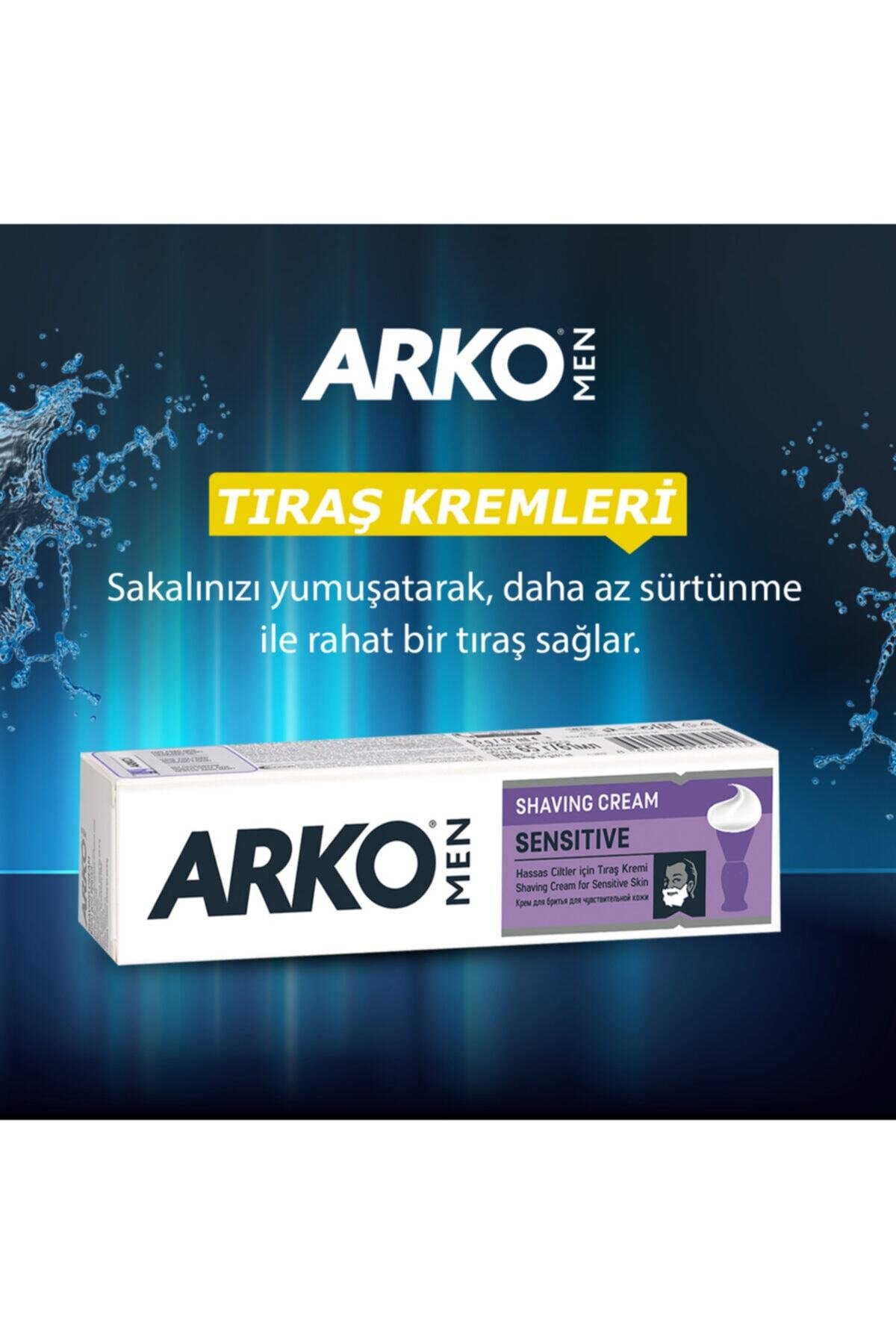 Arko Tıraş Kremi Sensitive 100 ml Hassas Ciltler İçin