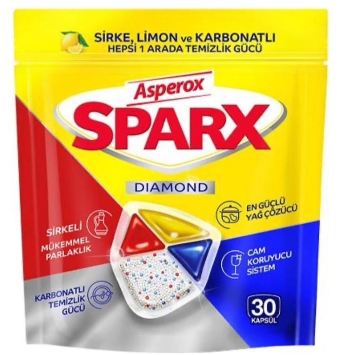 Asperox Sparx Diamond Bulaşık Makinesi Kapsülü 30'lu