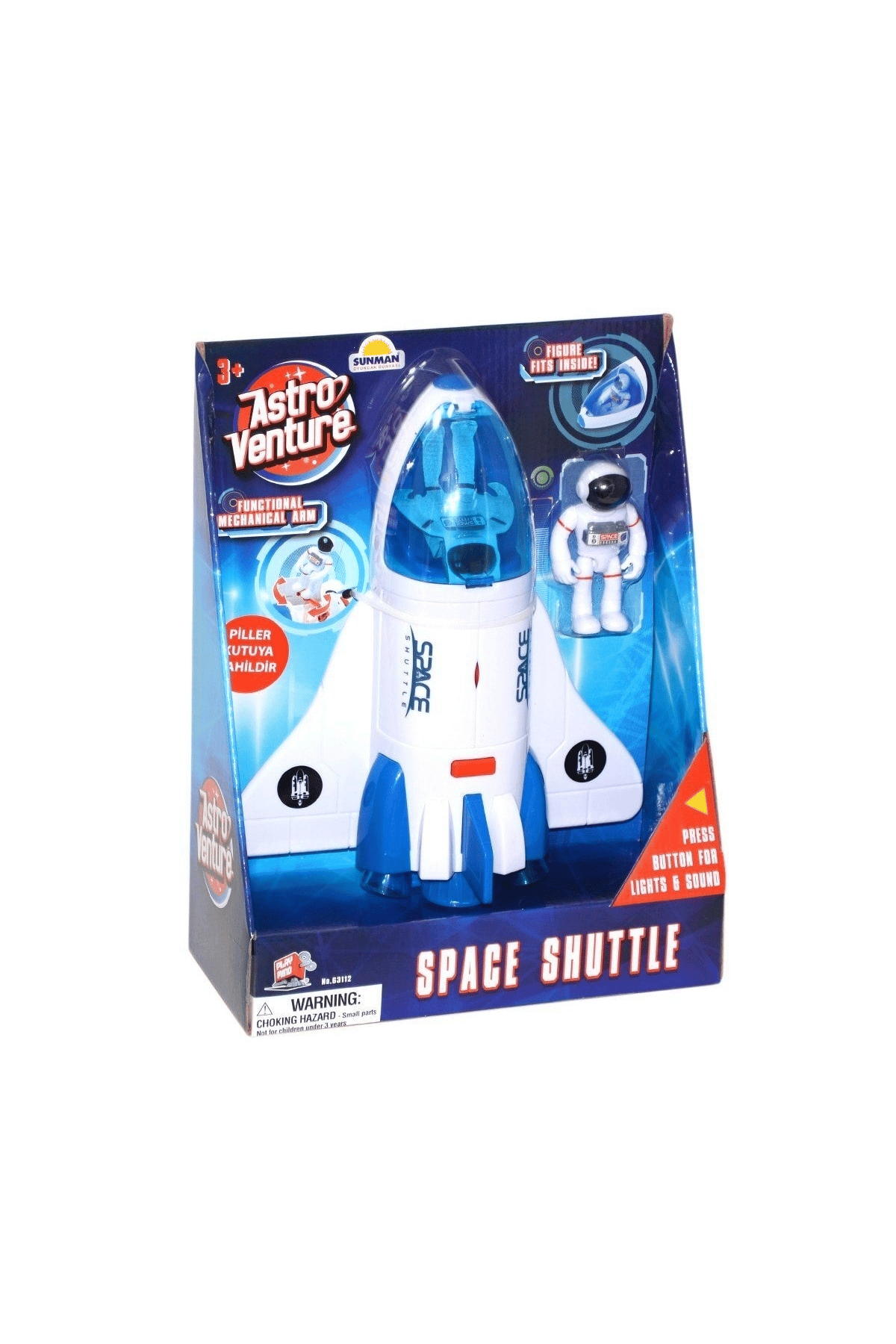 Astro Venture Sesli ve Işıklı Uzay Mekiği 63112