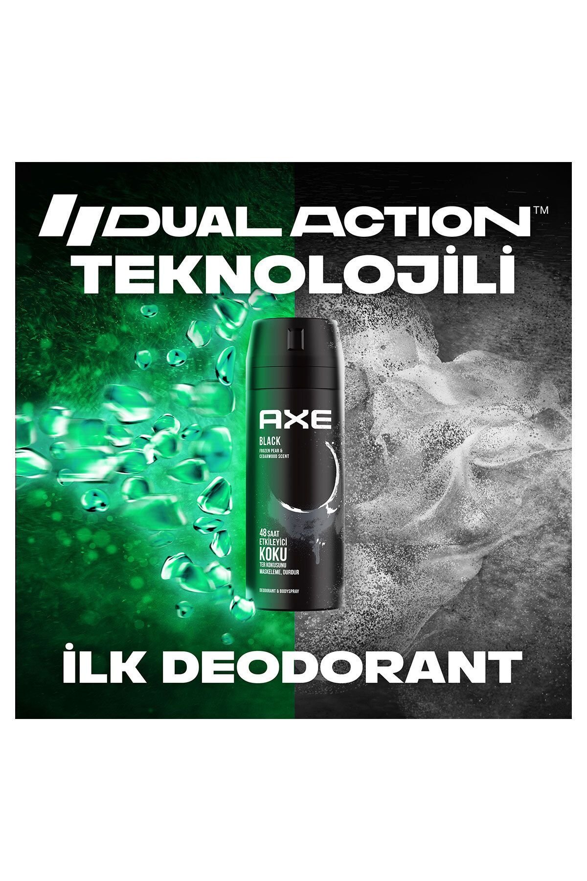 Axe Erkek Sprey Deodorant Black 150ml x3 Adet