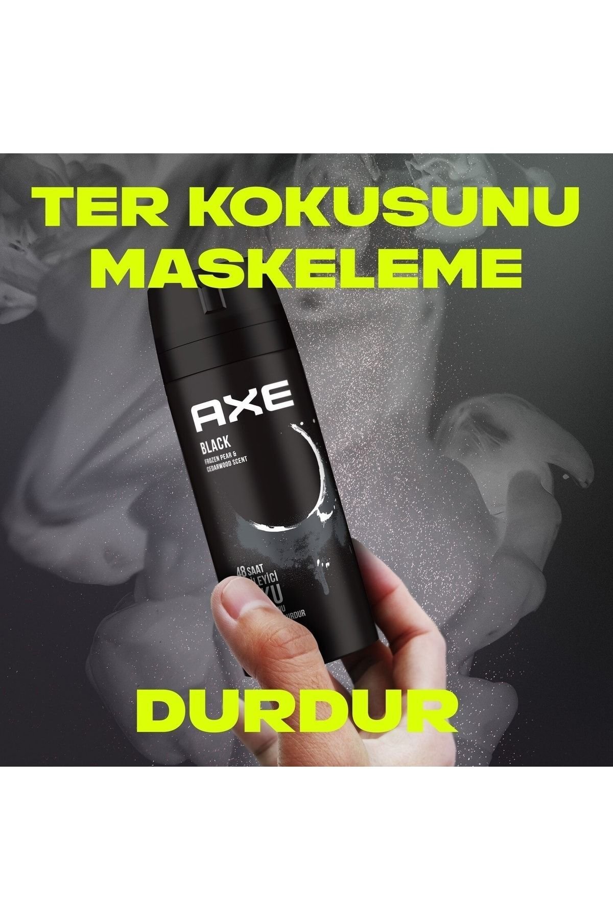 Axe Erkek Sprey Deodorant Black 150ml x4 Adet