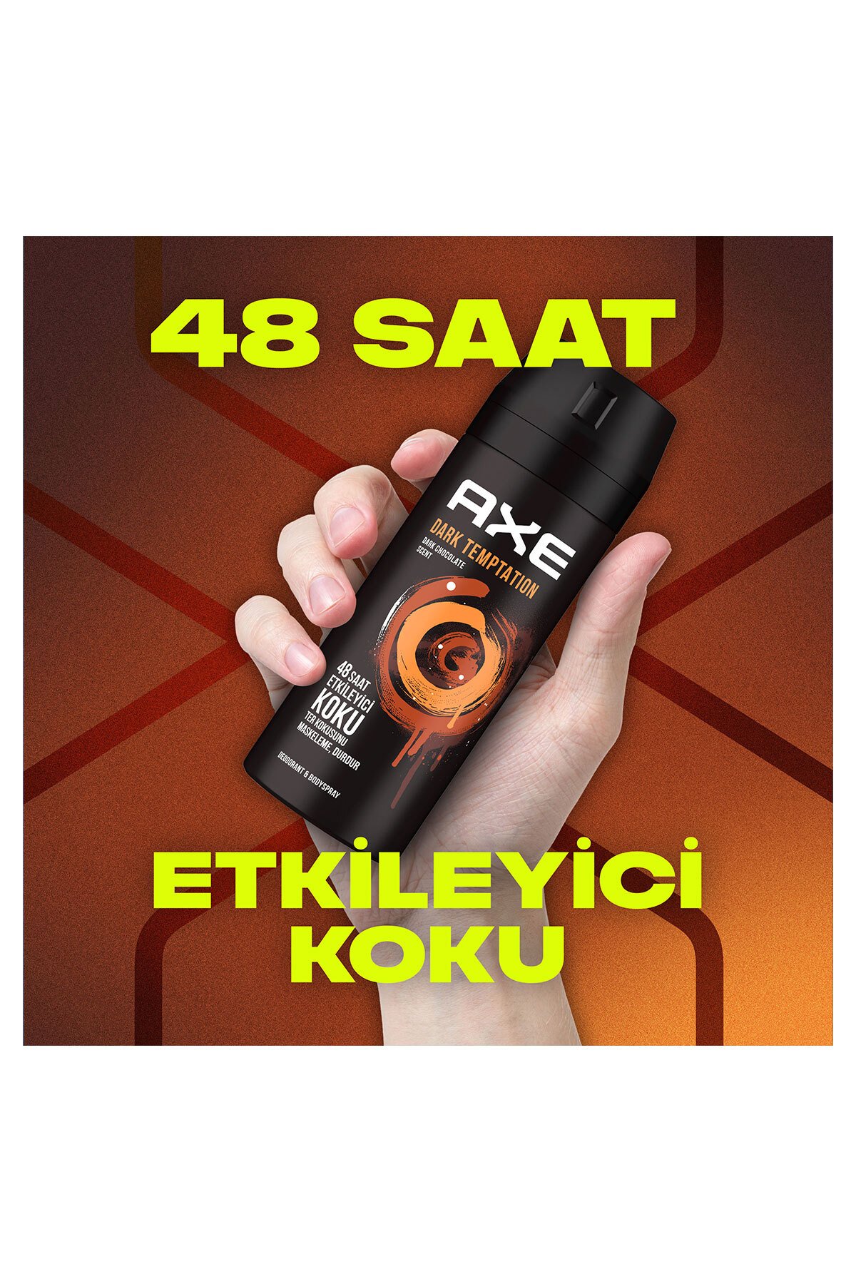 Axe Erkek Sprey Deodorant Dark Temptation 150ml x3 Adet