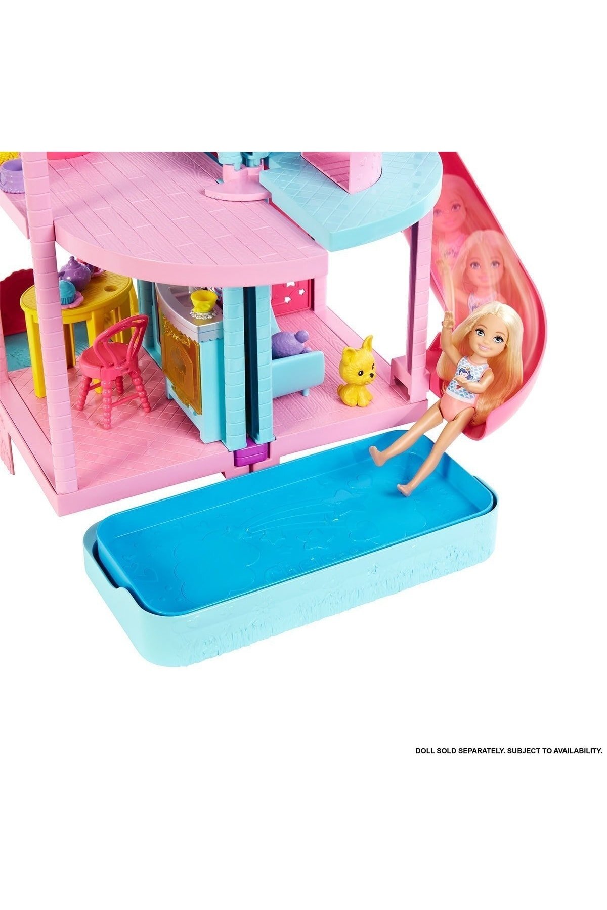 Barbie Chelsea Oyun Evi Orijinal Chelsea Playhouse Bol Aksesuarlı Eğlenceli Set Hck77