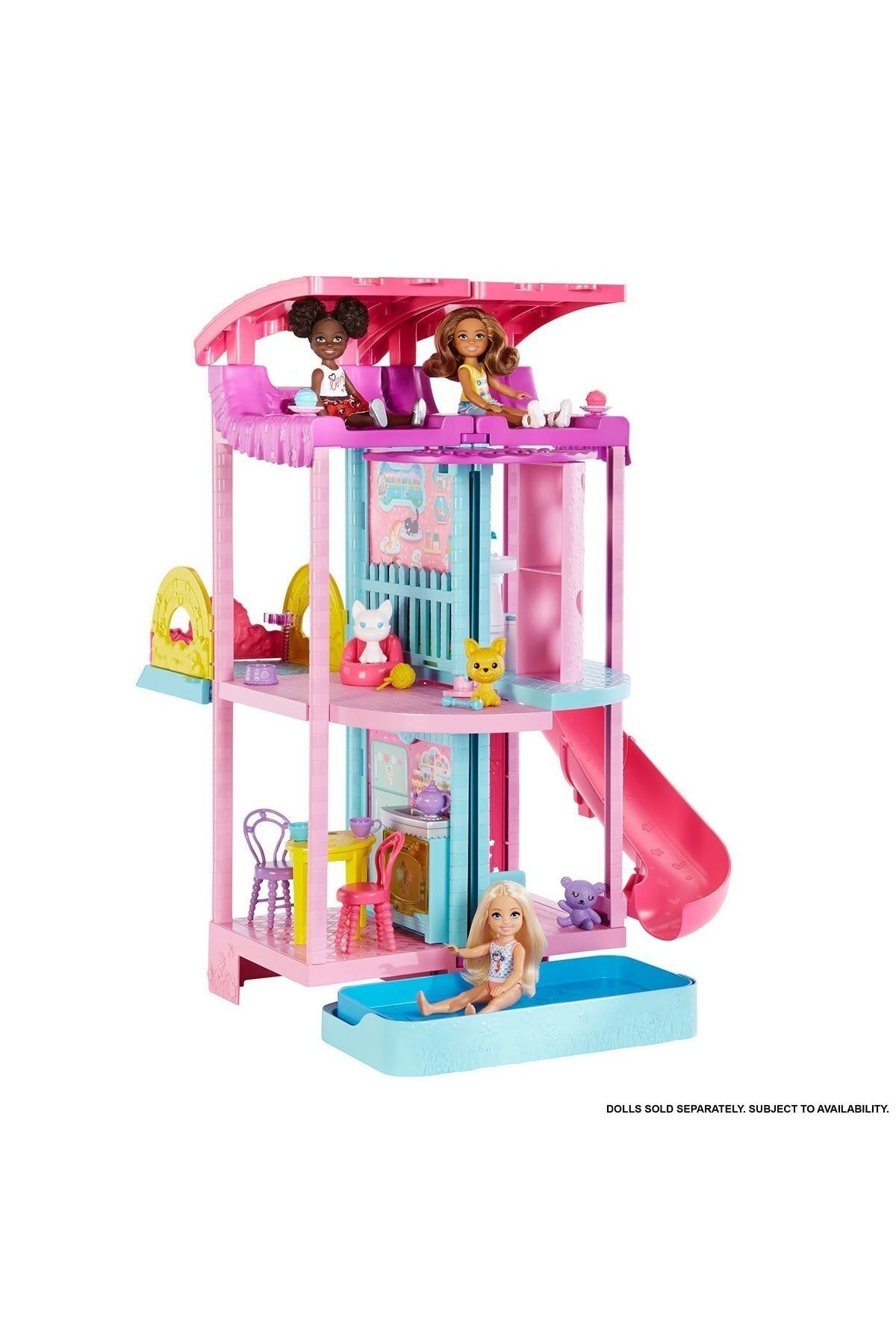 Barbie Chelsea Oyun Evi Orijinal Chelsea Playhouse Bol Aksesuarlı Eğlenceli Set Hck77
