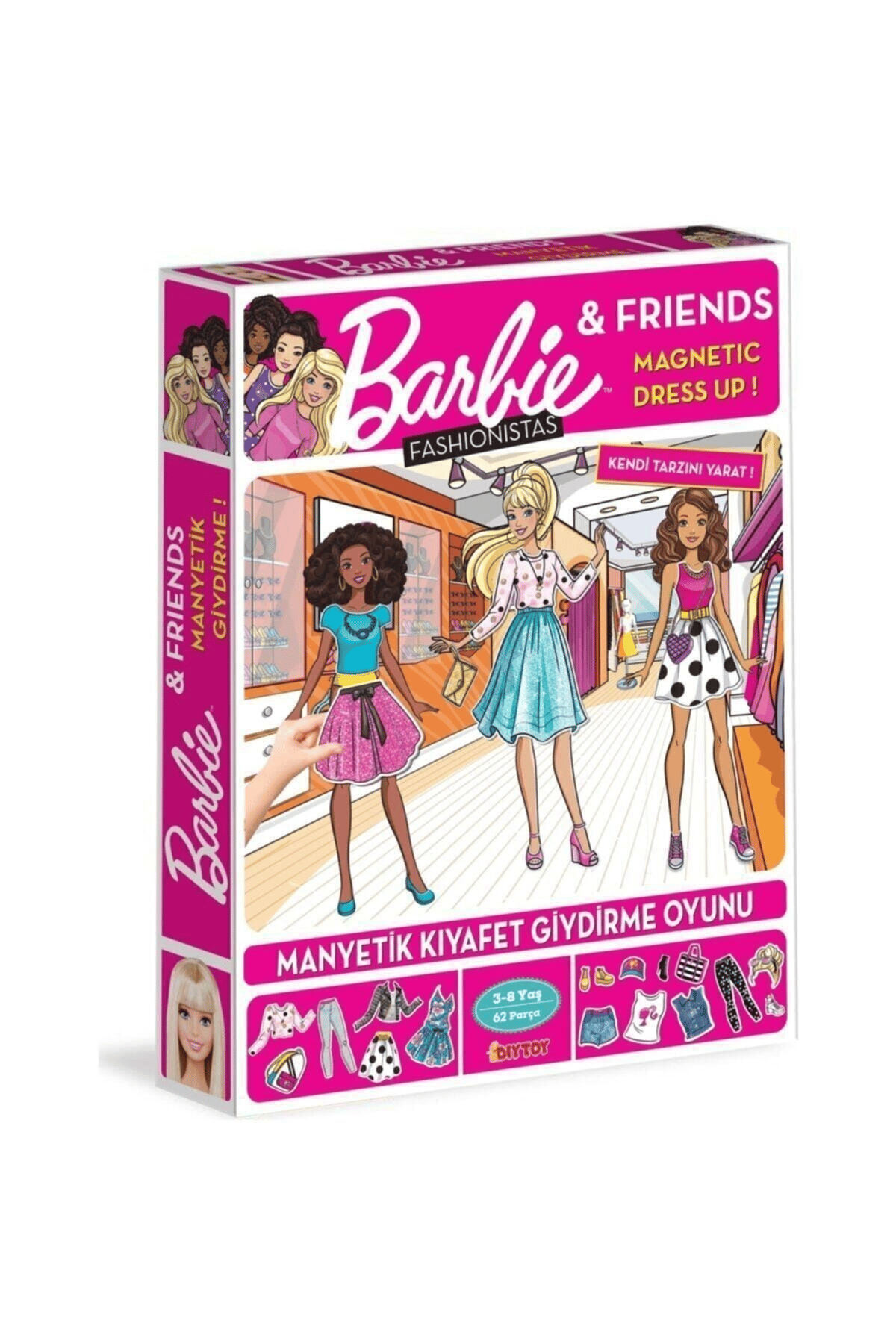 Barbie Dıytoy Dress Up Fashıonıstas Manyetik Kıyafet Giydirme