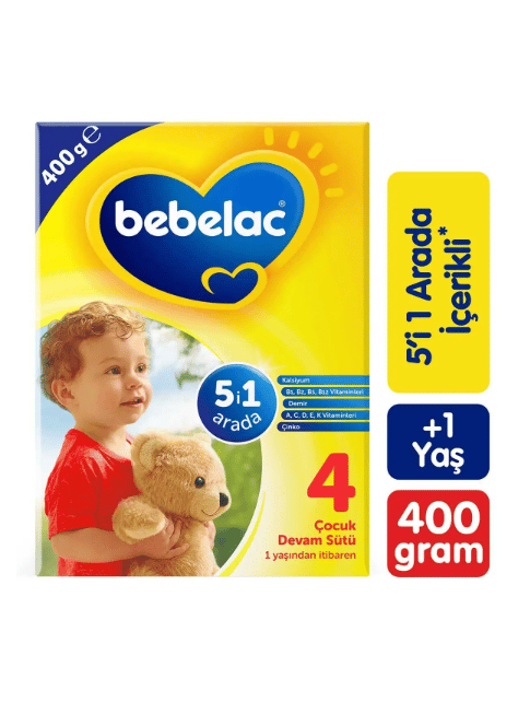 Bebelac 4 Çocuk Devam Sütü 1 Yaş+ 400 Gr