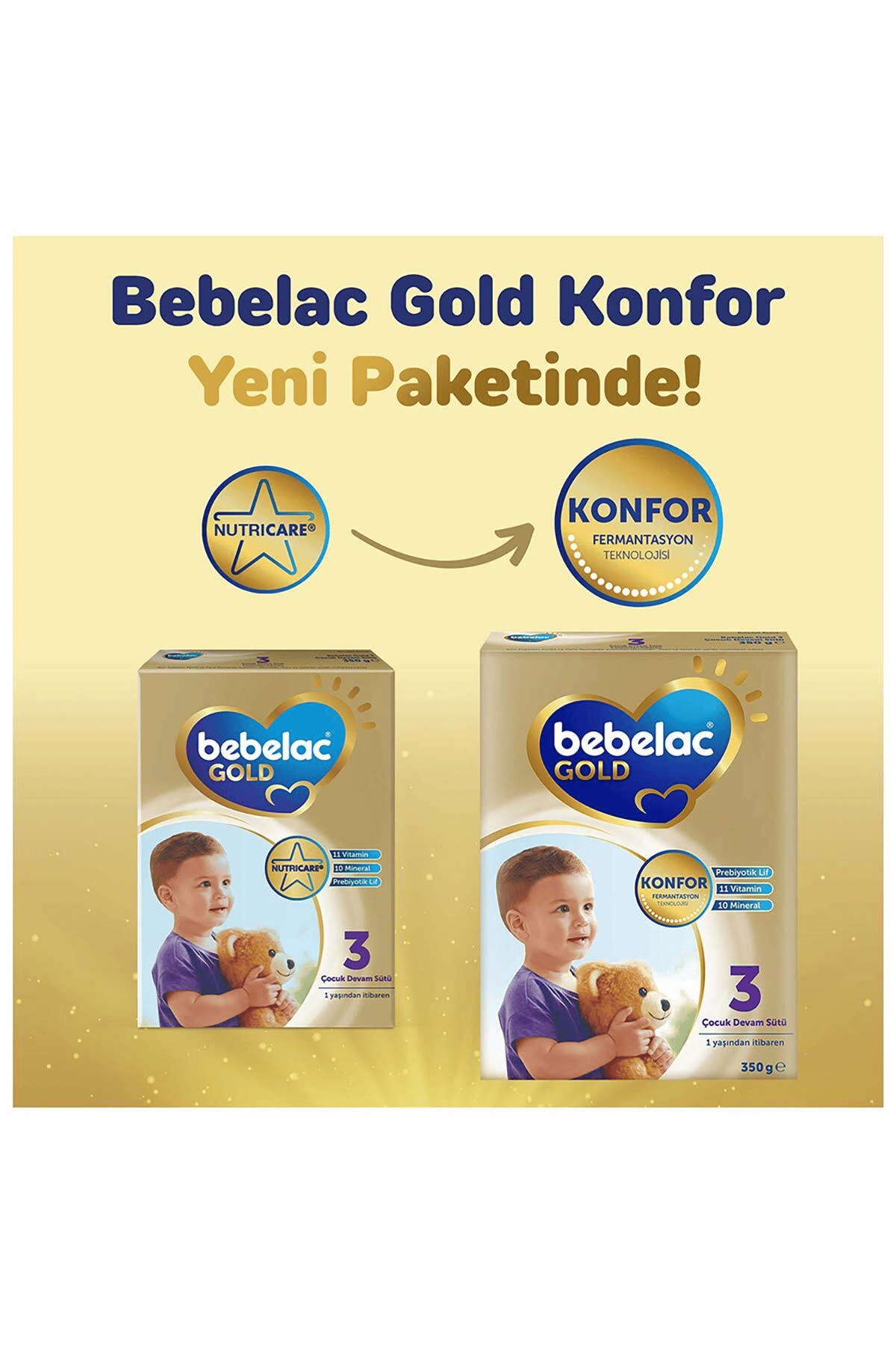 Bebelac Gold 3 Devam Sütü 350 Gr