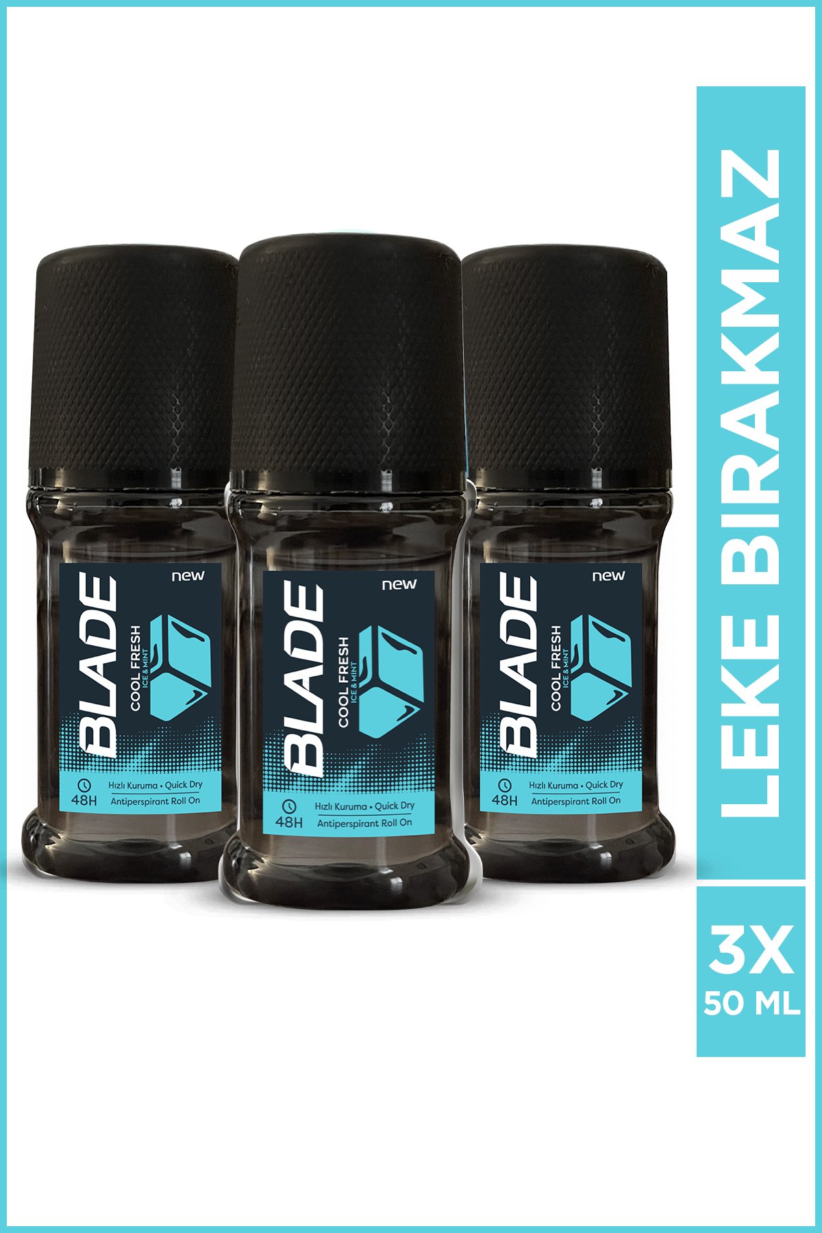 Blade Cool Fresh Roll On 50 Ml x3 Adet