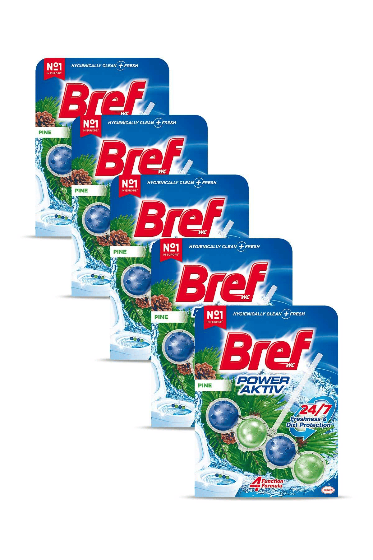 Bref Power Aktiv Çam Tekli 50 gr x5 Adet