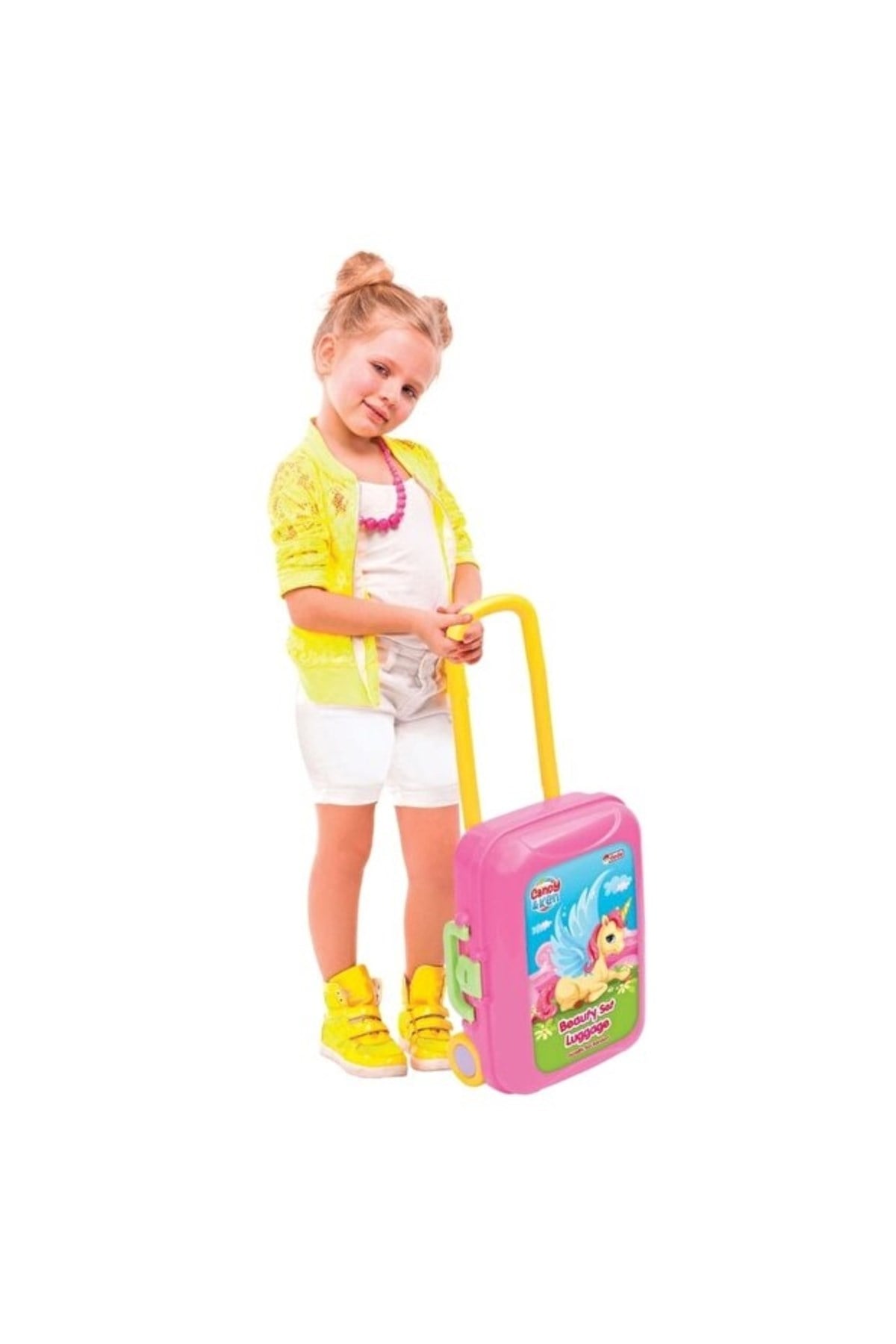 Candy & Ken Kız Çocuk Valizli Bavullu Güzellik Seti Bavul Valiz Oyuncak Bavulum Valizim Set Dede 1