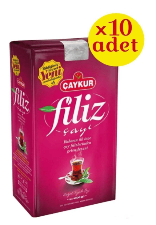 Çaykur Filiz Siyah Dökme Çay 10 x 1 Kg