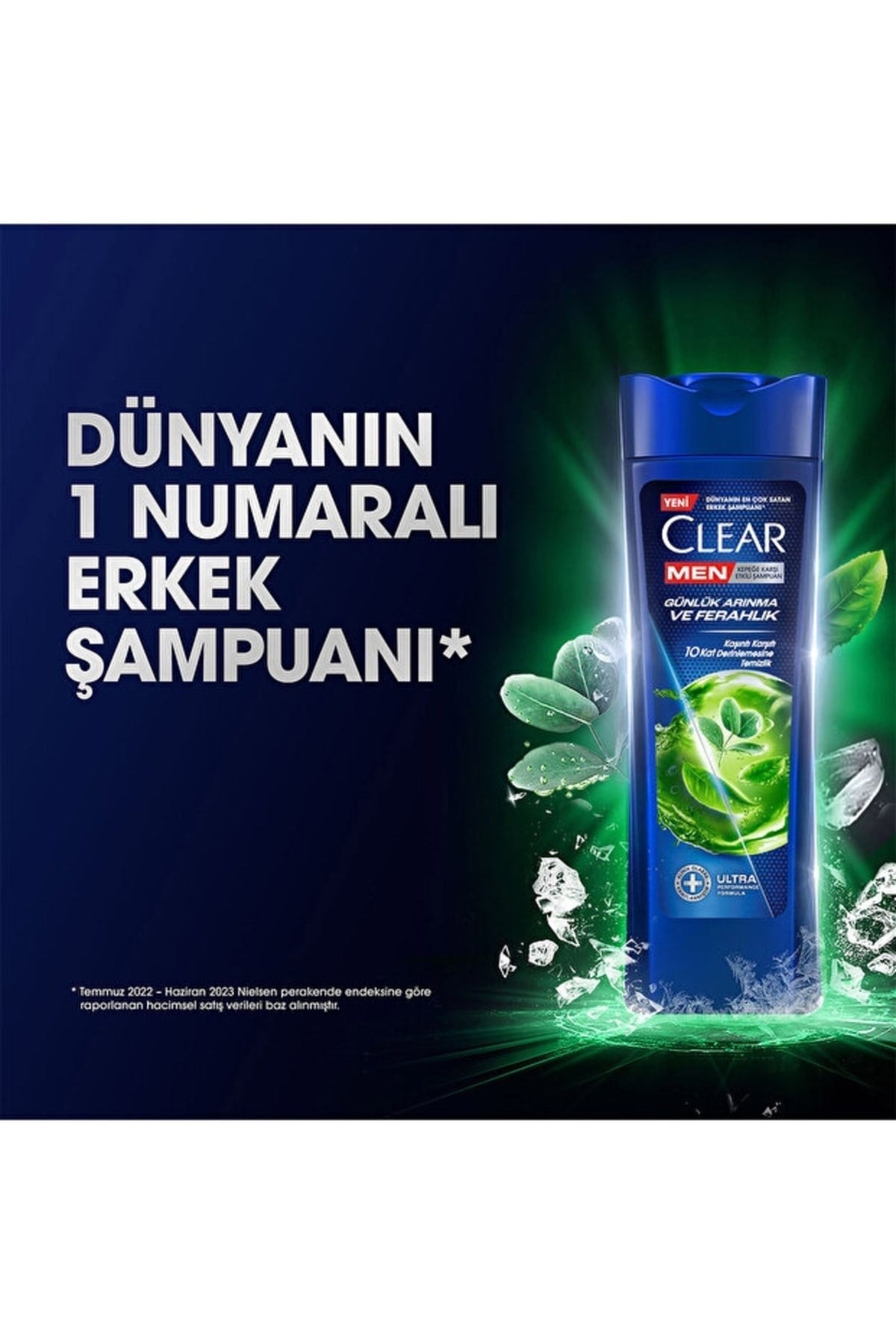 Clear Men Kepeğe Karşı Etkili Şampuan Günlük Arınma ve Ferahlık 350 ml X3