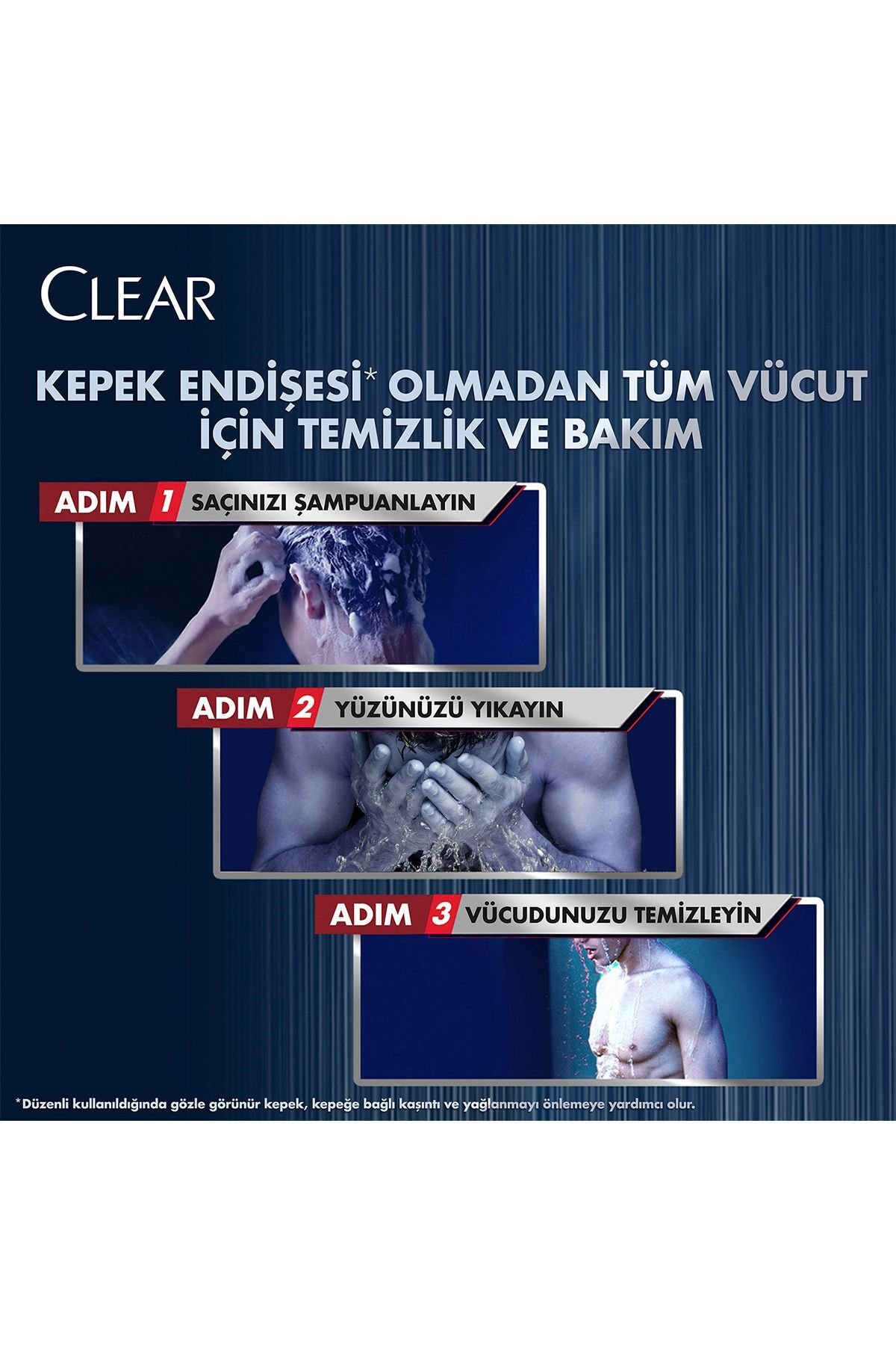 Clear Men Şampuan Ve Duş Jeli Arındırıcı Kömür 350 ml