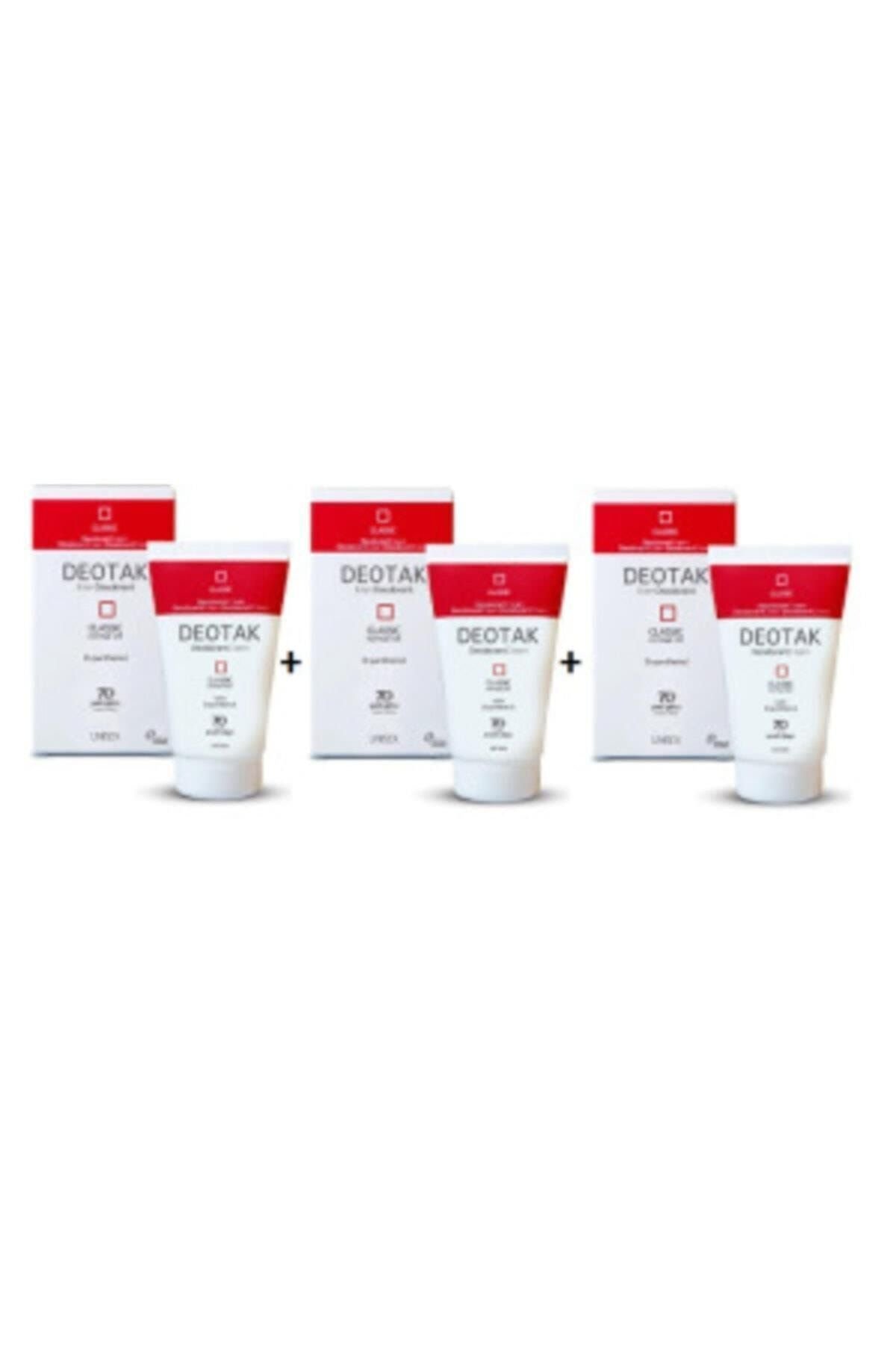 Deotak Krem Deodorant Classic 35 ml Unisex X3 Adet