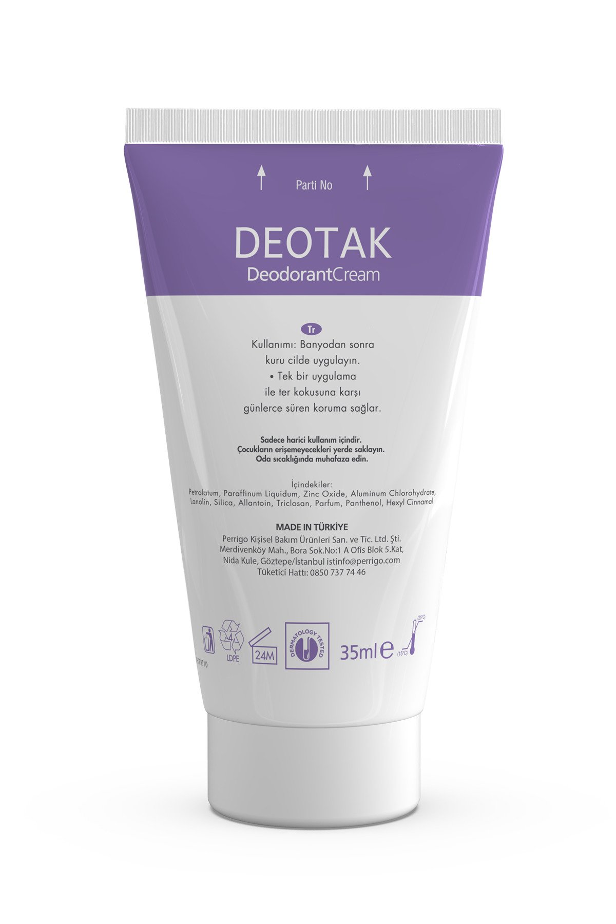 Deotak Soft Hassas Koruma 7 Güne Kadar Etkili Krem Deodorant 35 ml x 3 Adet