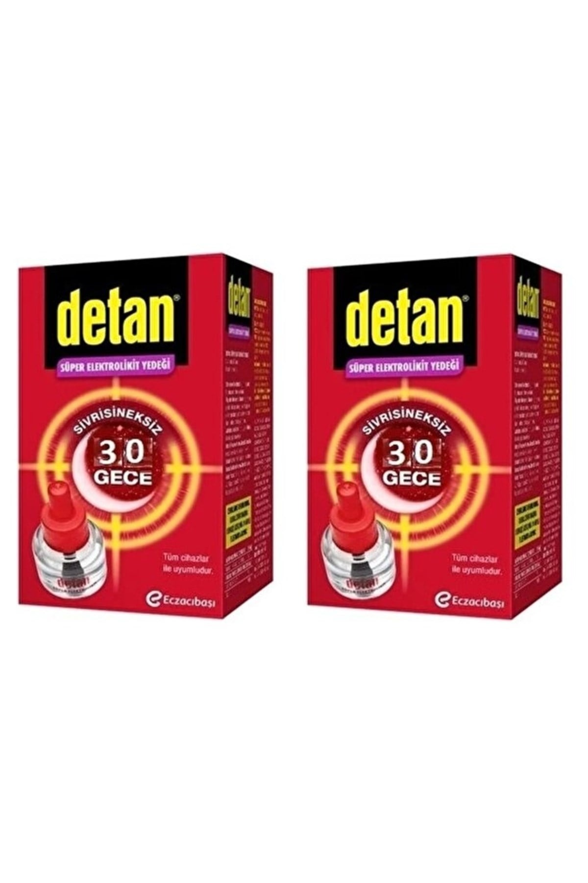 Detan Süper Elektrolikit Yedek Şişe - 30 Gece x 2 Adet