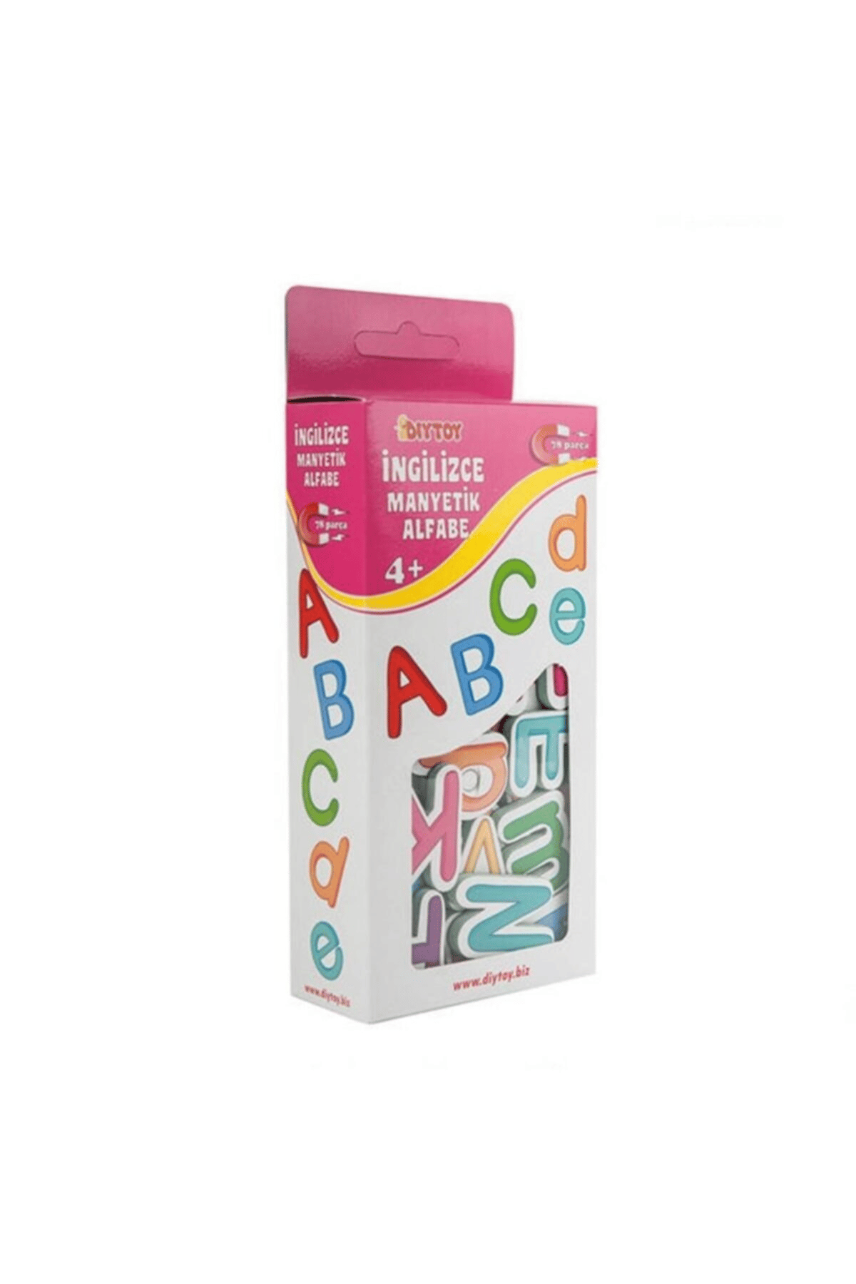 DIYTOY Manyetik Alfabe Türkçe-İngilizce