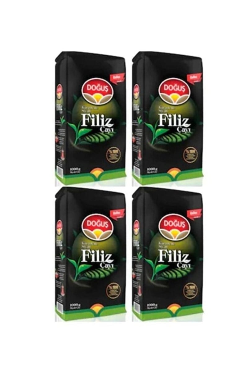 Doğuş Karadeniz Filiz 1 kg Çay X 4 Adet